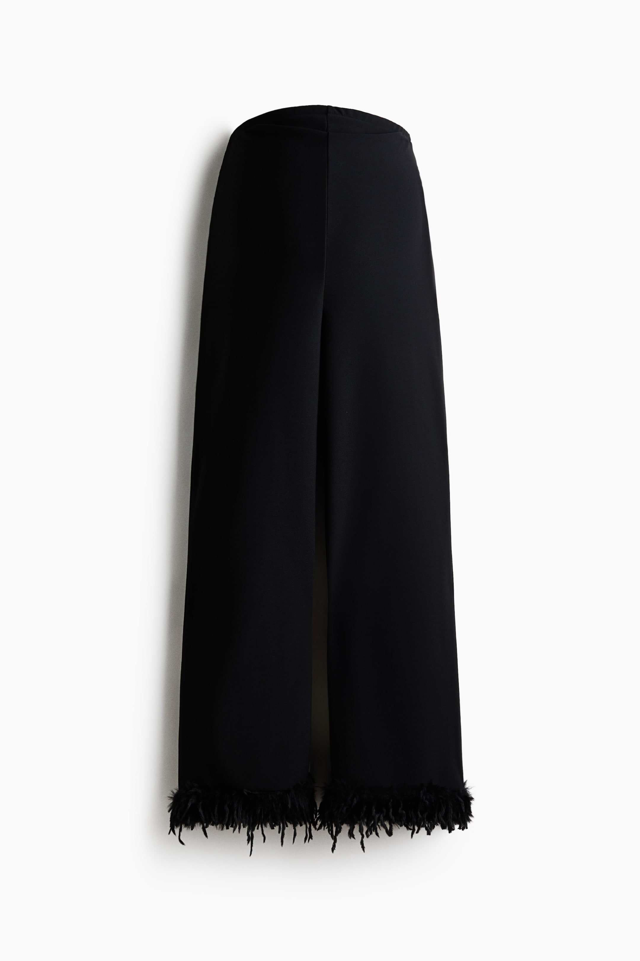 Vezi imaginea mai mare: MAMA Pantaloni cu franjuri - Negru - FEMEI | H&M RO 6