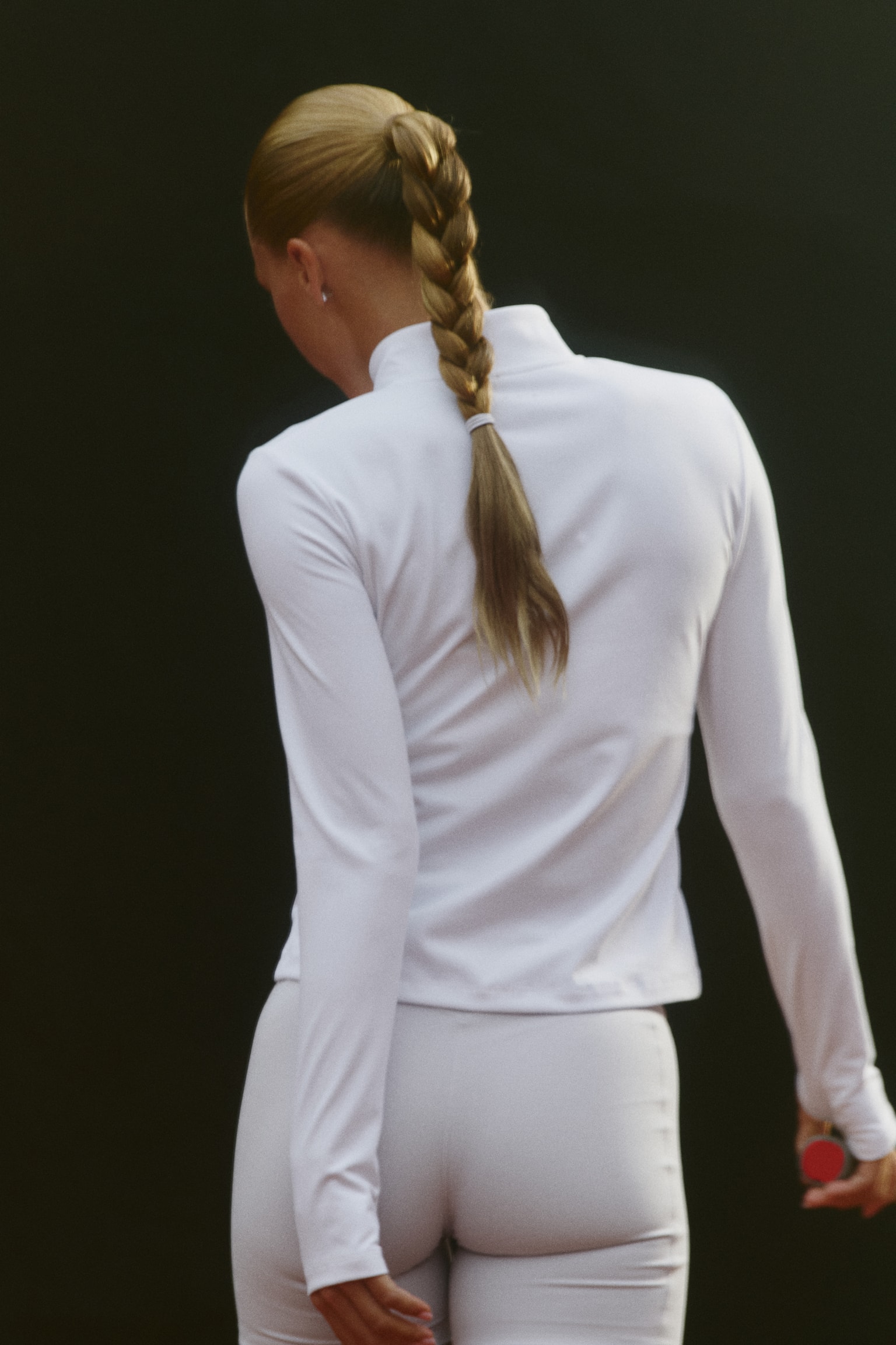 Veste de sport zippée SoftMove™ - Blanc/Noir/Marron foncé/Violet prune/Rose poudré/Lilas/Apricot/Beige pêche/Bleu orage/Bleu amazonite/Crème/Gris foncé/Beige foncé - 8