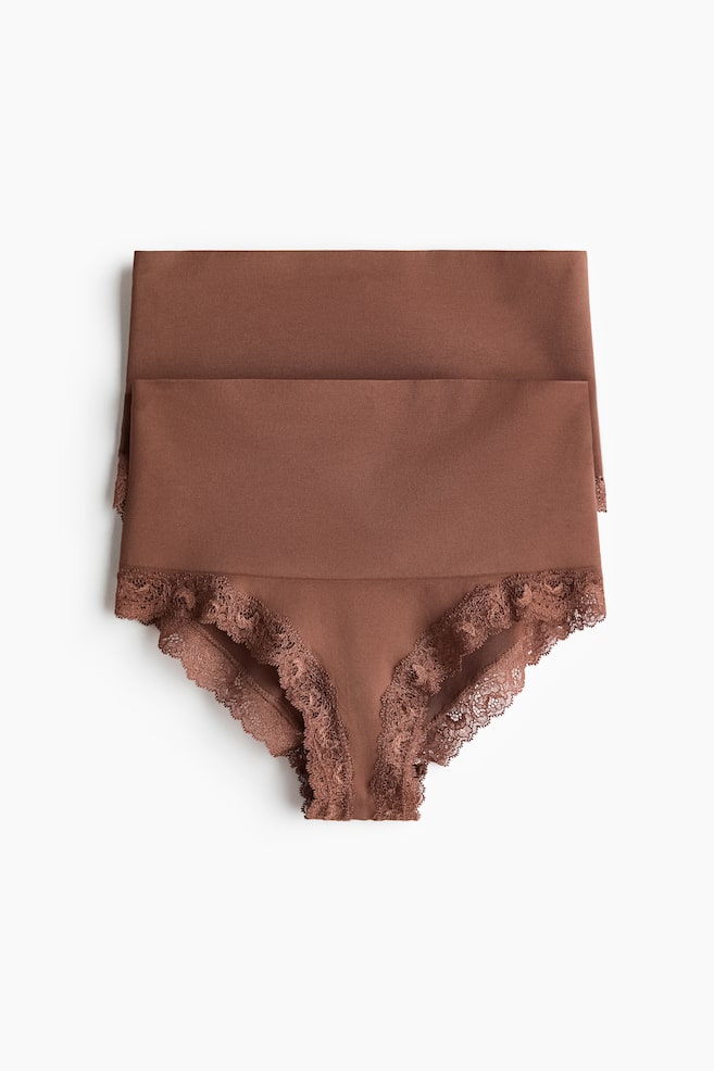 2-pack Medium Shape Briefs - Brown/Black - 1