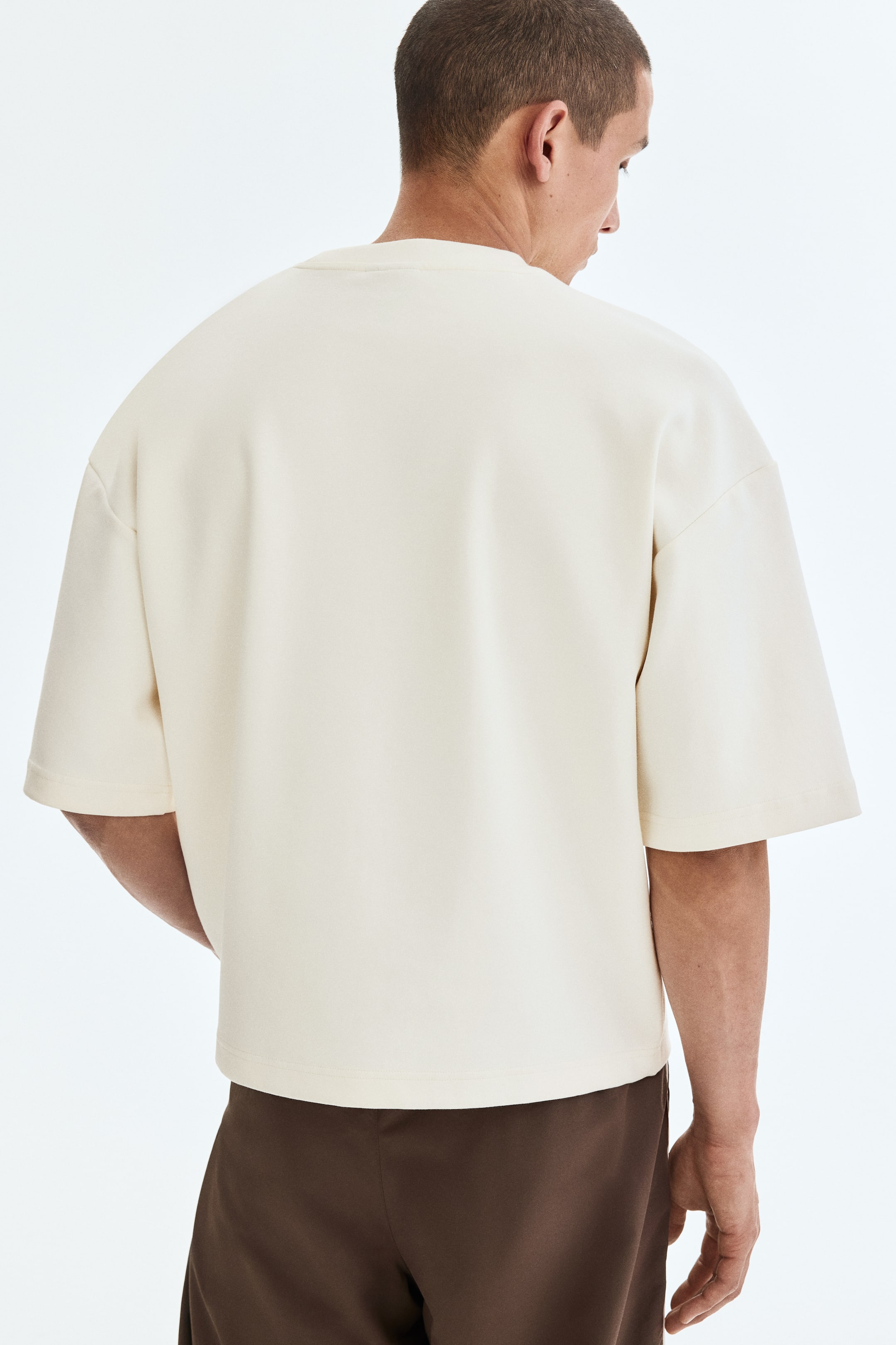 Oversized-Fit Scuba T-Shirt