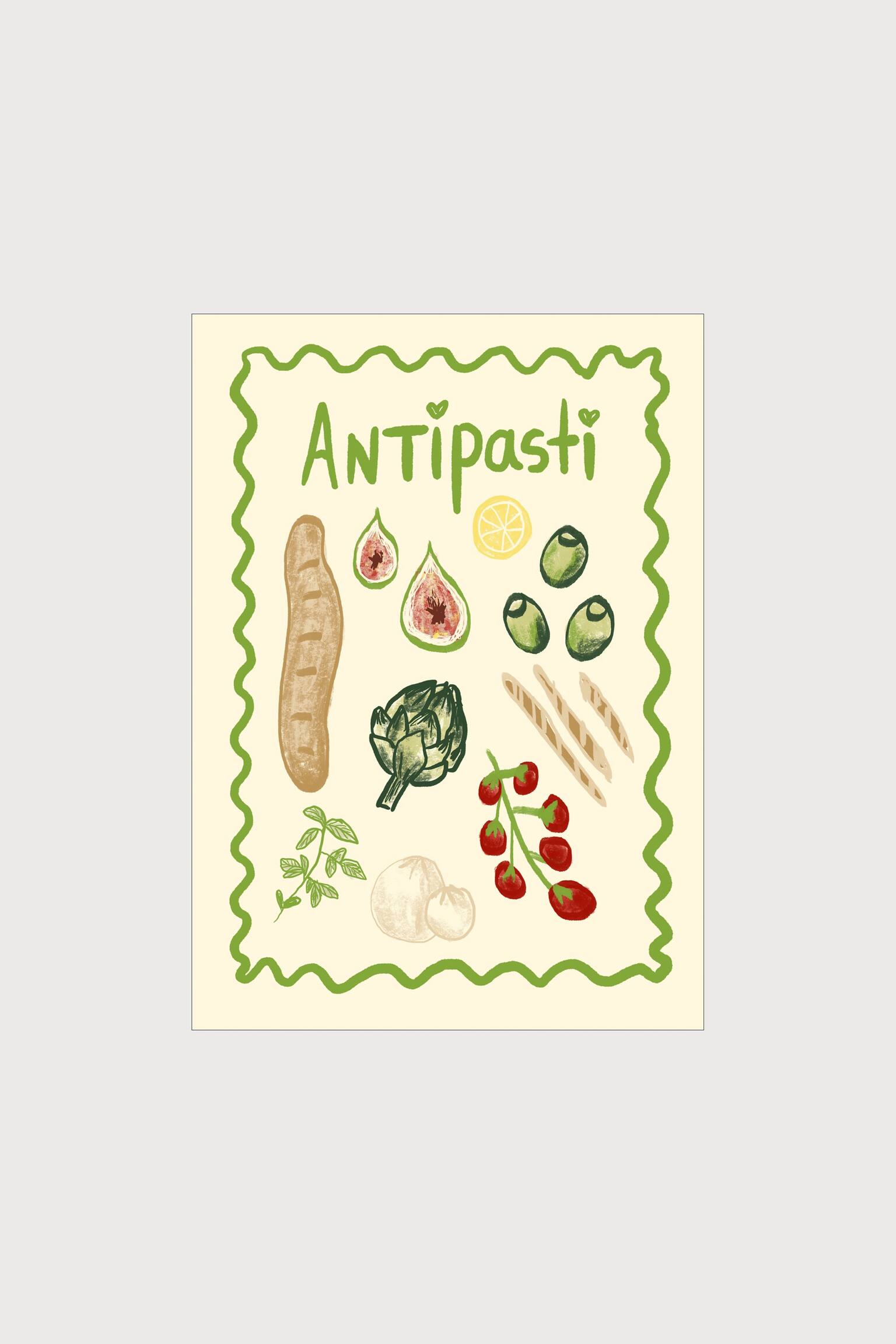 Studio Dolci - Antipasti - Beige / Grön - 1