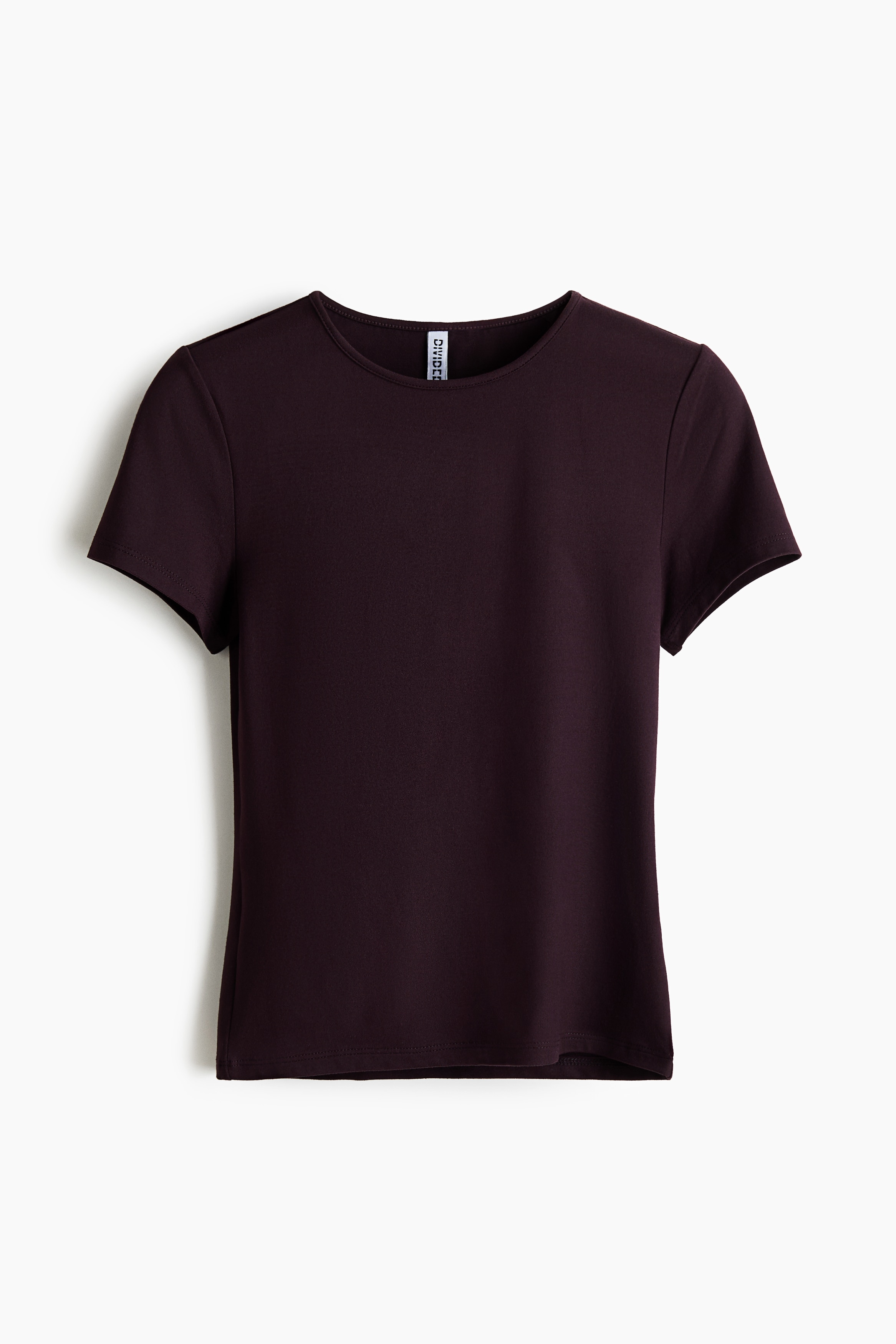 Fitted T-shirt - Plum purple/Navy blue/Black/White