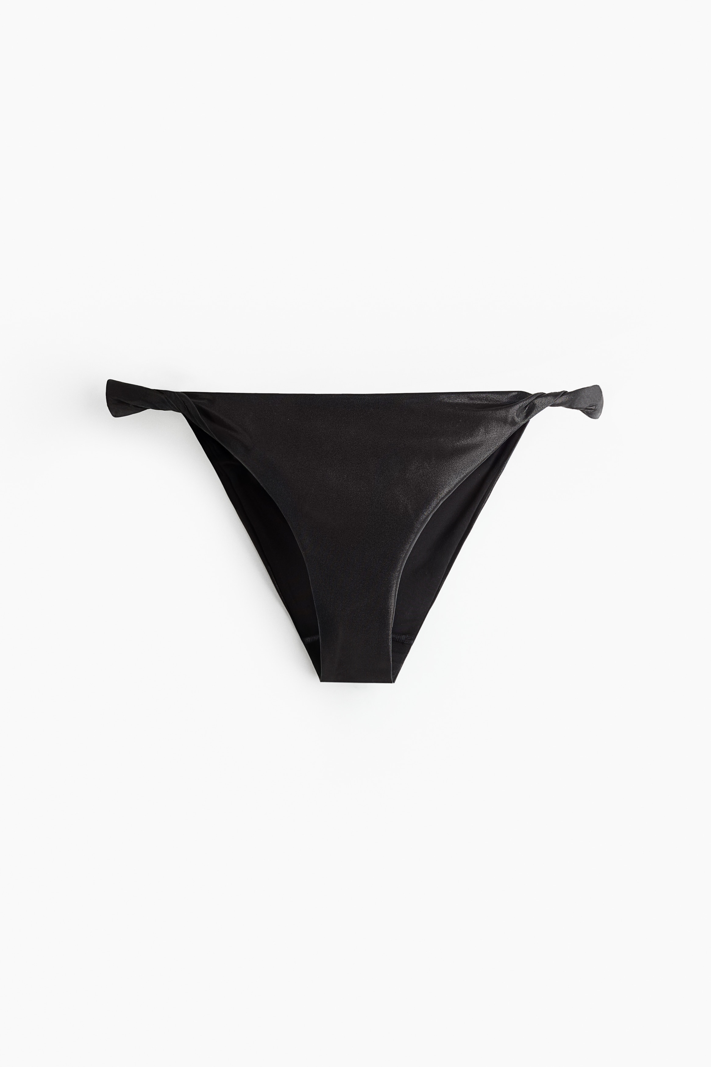 Twisted-detail bikini bottoms - Black