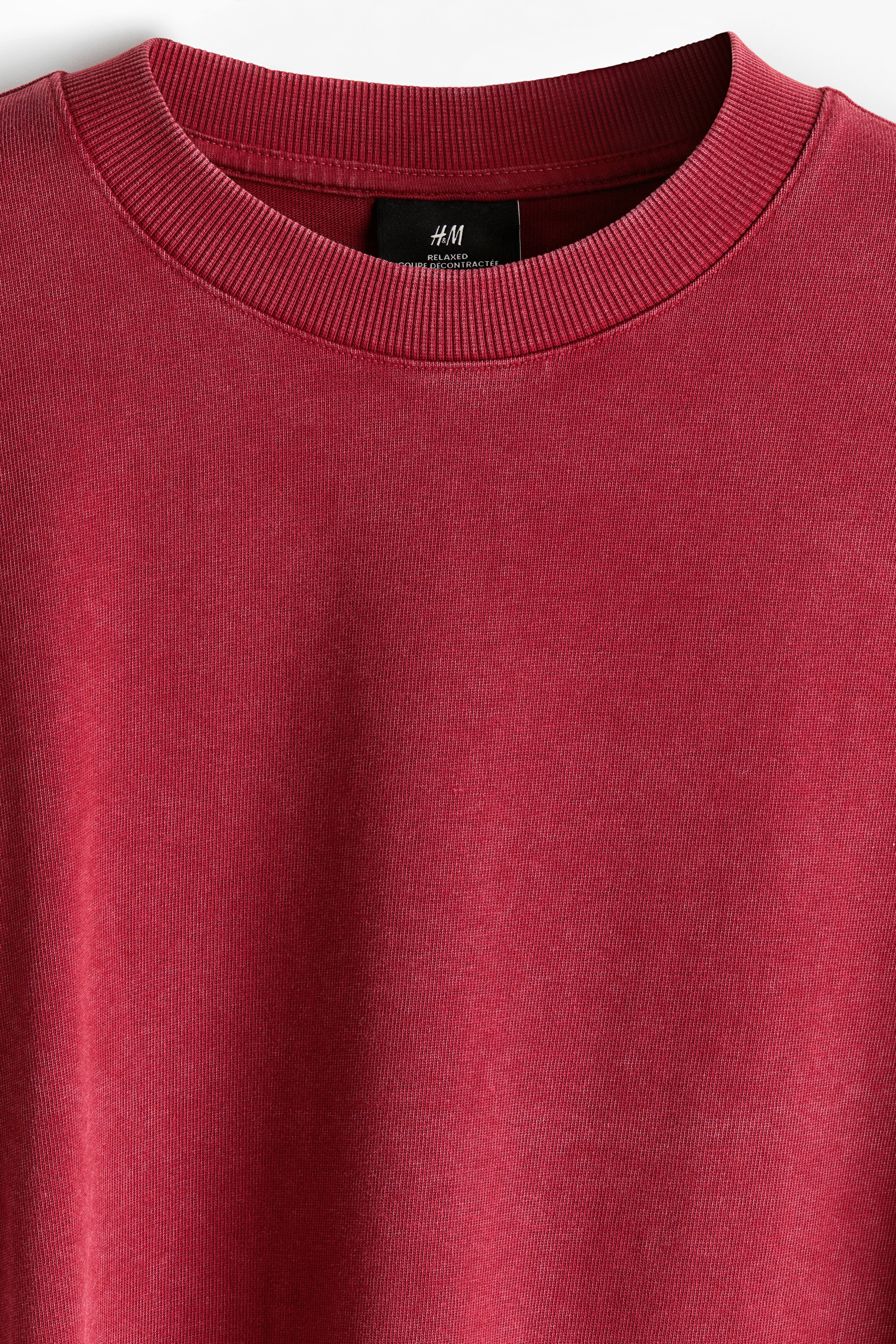 Boxy Relaxed-Fit Long-Sleeved T-Shirt