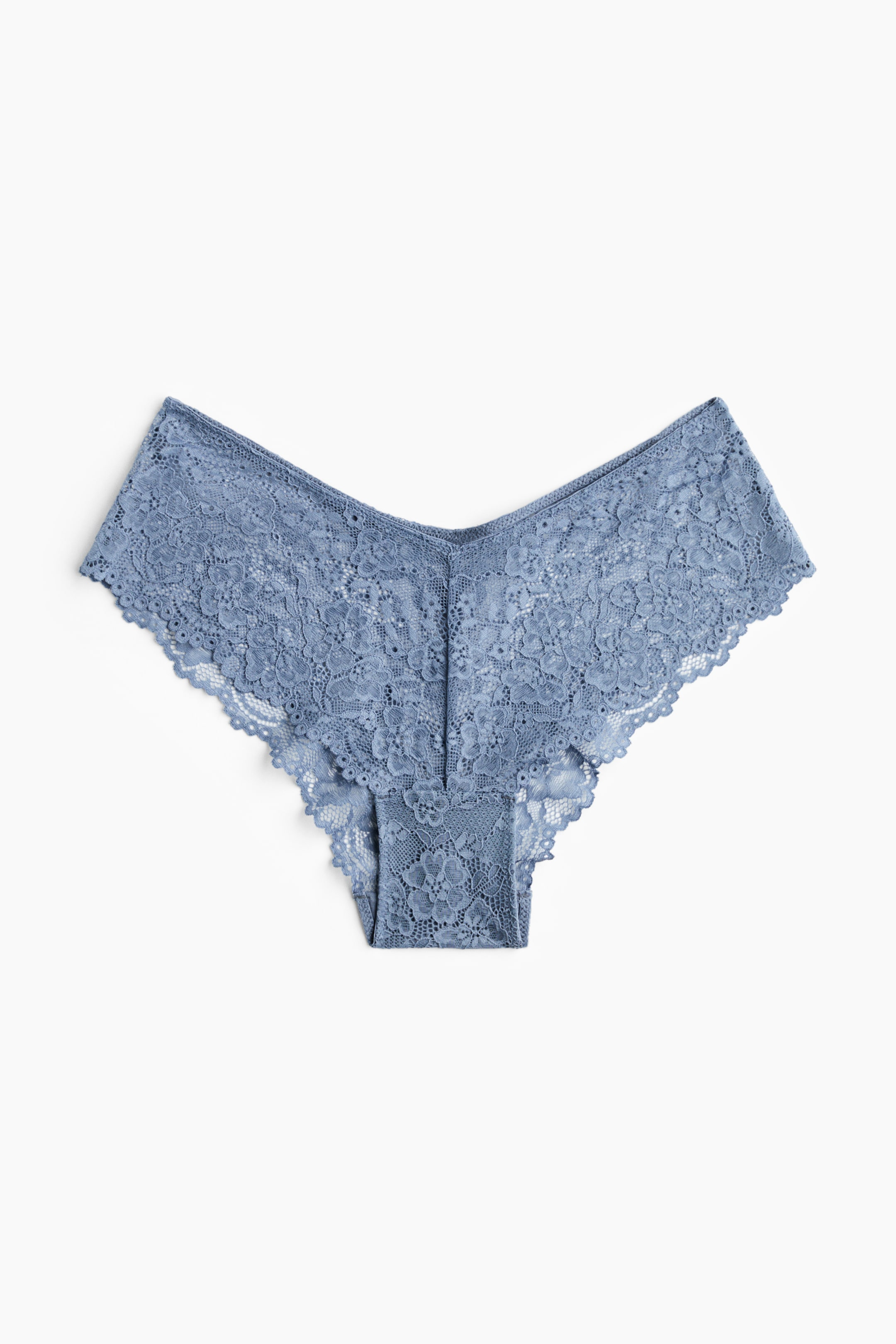 Büyük resmi görüntüle: 5'li Dantel Hipster Külot - Güvercin mavisi - KADIN | H&M TR 2