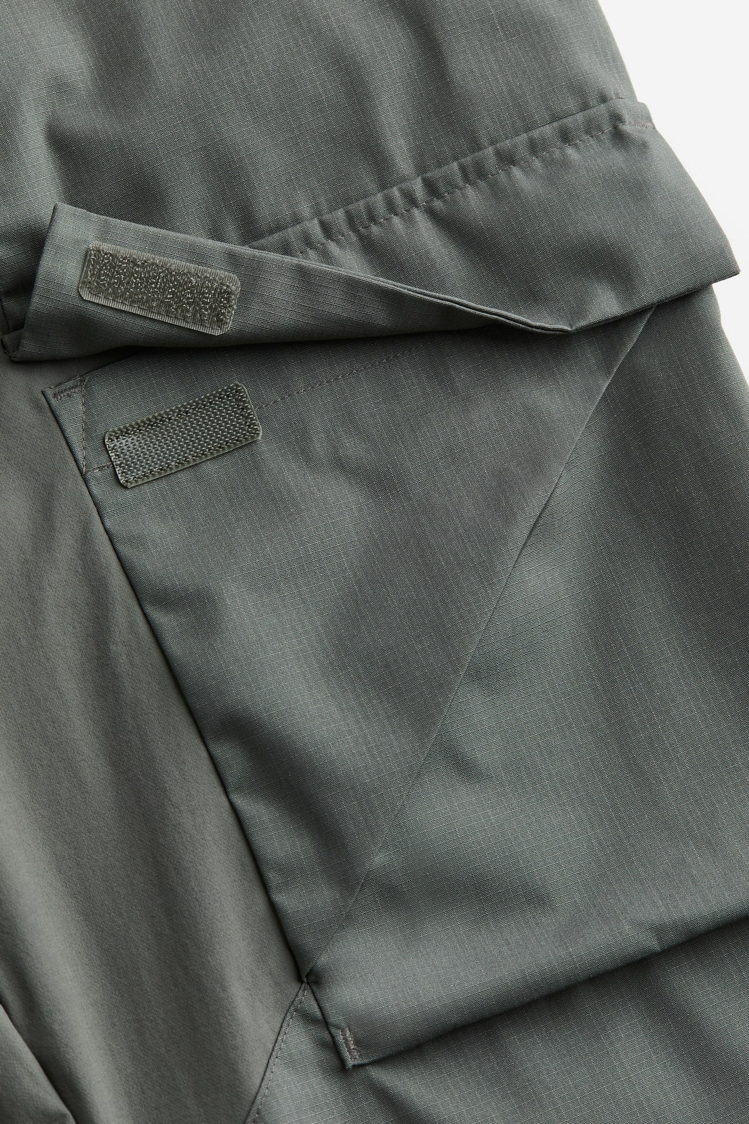 Water Repellent Outdoor Pants - Dark khaki green/Black - 3