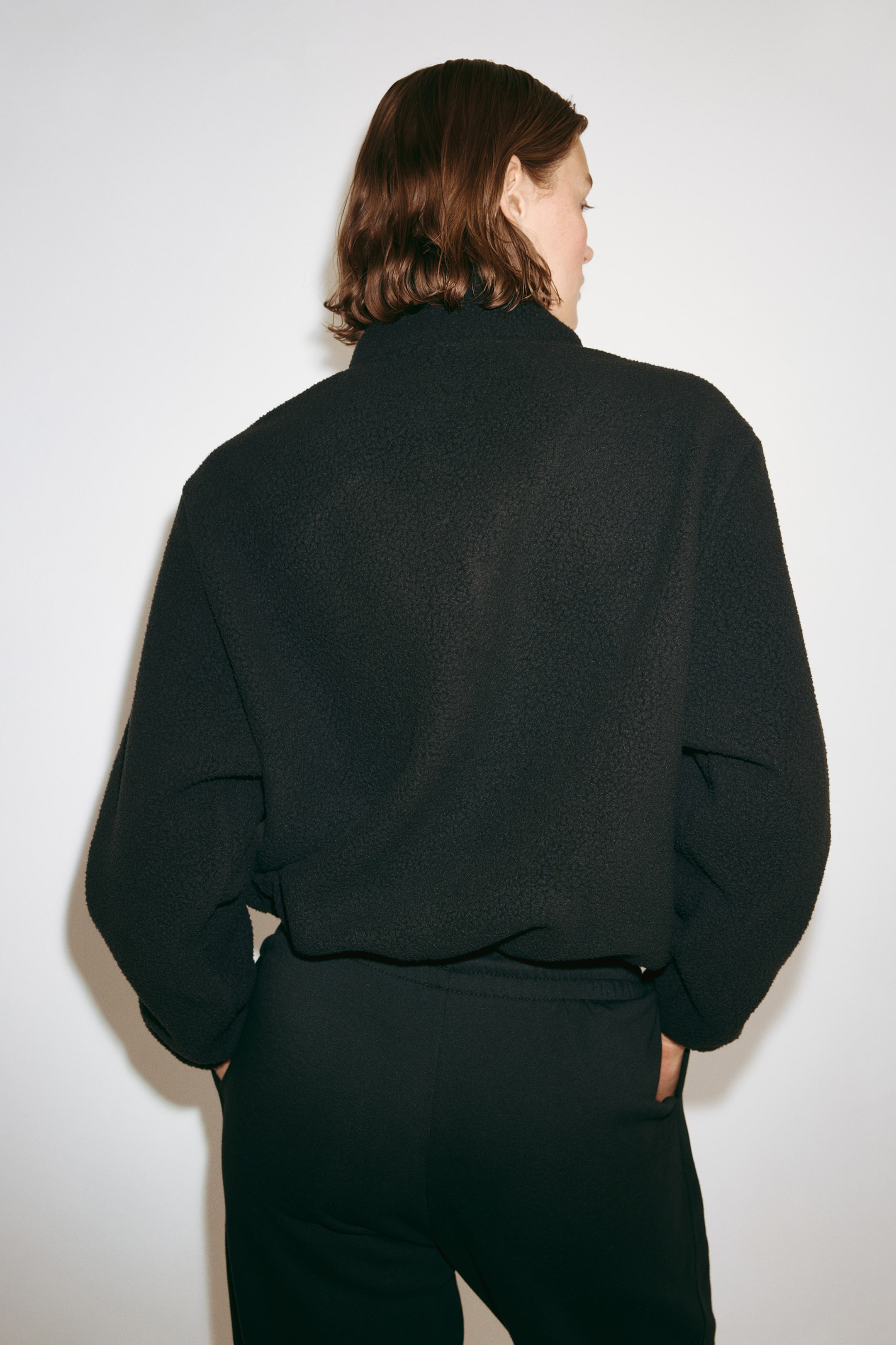 Женские куртки H&M Teddy Fleece Activewear Jacket — фото 6