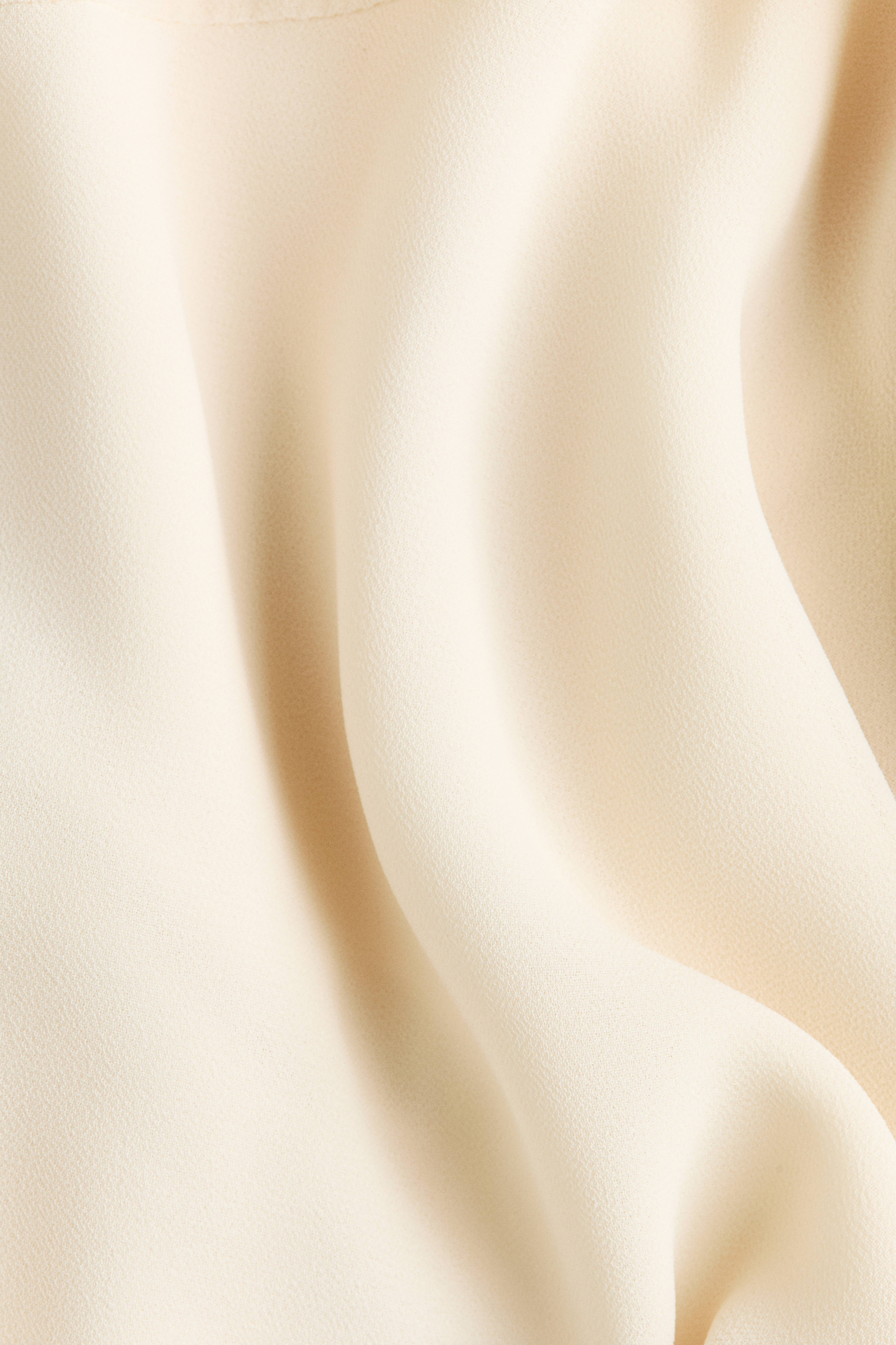 Tie-Detail Chiffon Dress