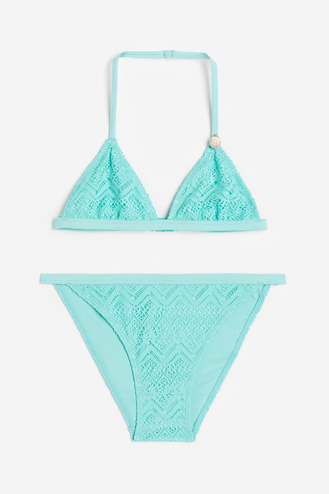 Bikini - Turquoise/Light green/Floral/White - 1