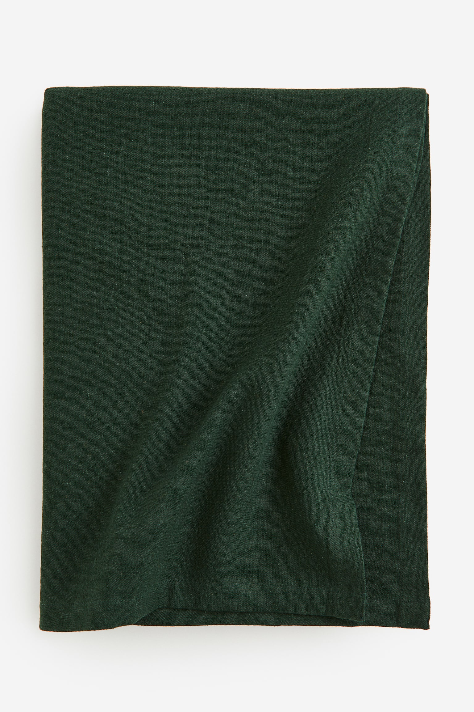 Linen-blend tablecloth - Dark green/White/Light mole/Beige/Dark red/Dusty green - 1