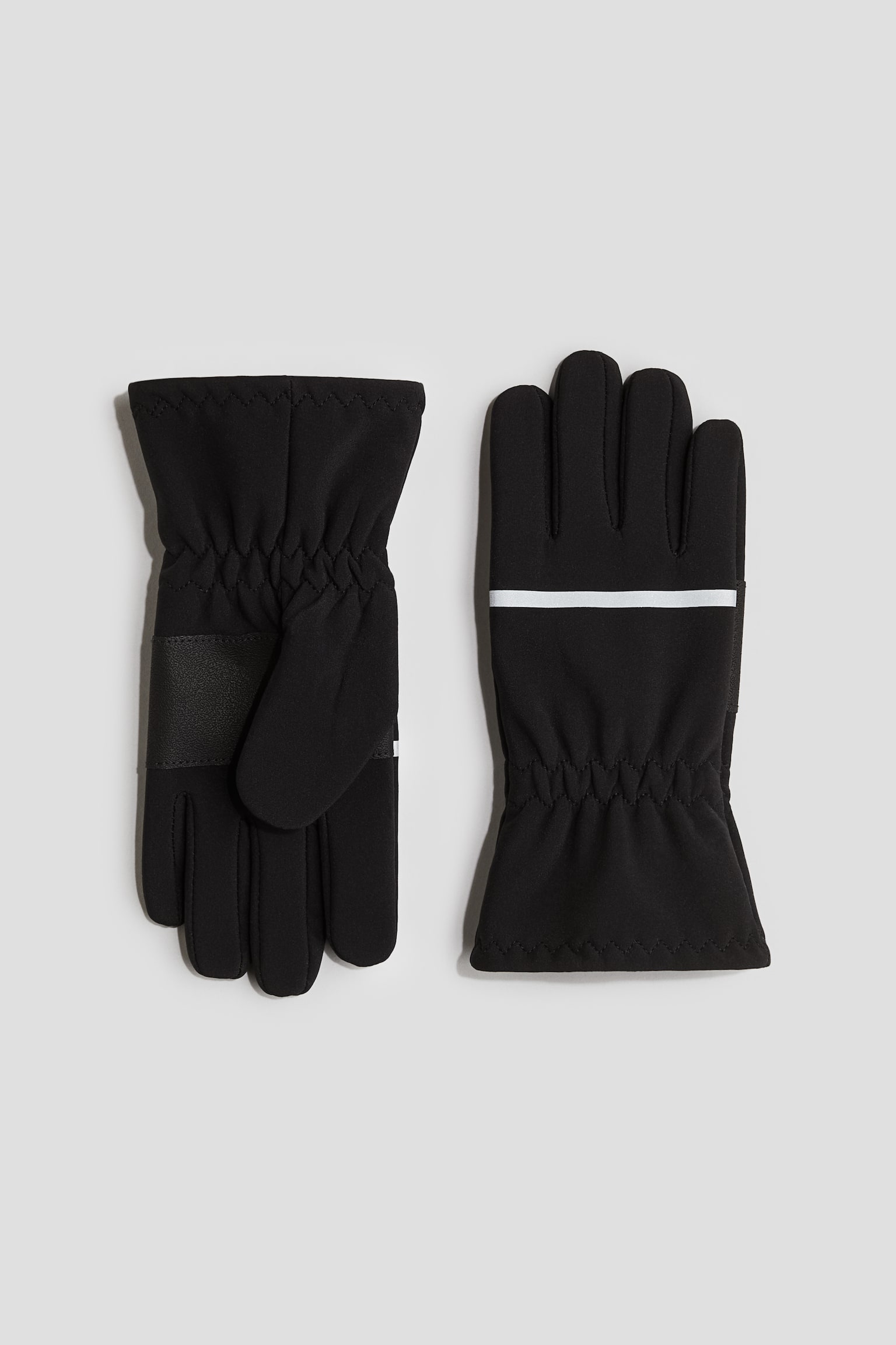Детские перчатки H&M Water-Repellent Gloves, цвет: Чёрный — фото 1