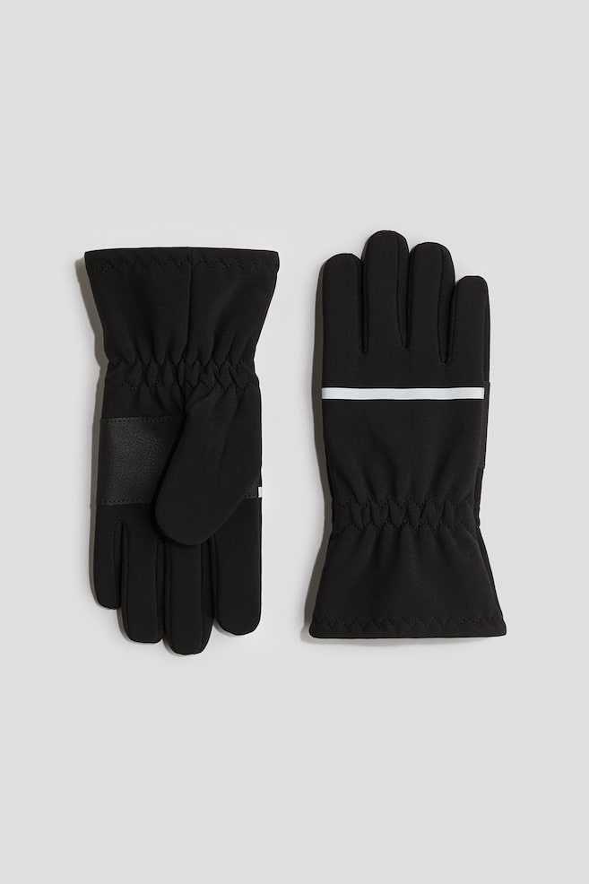 Water-repellent gloves - Black/Navy blue - 1