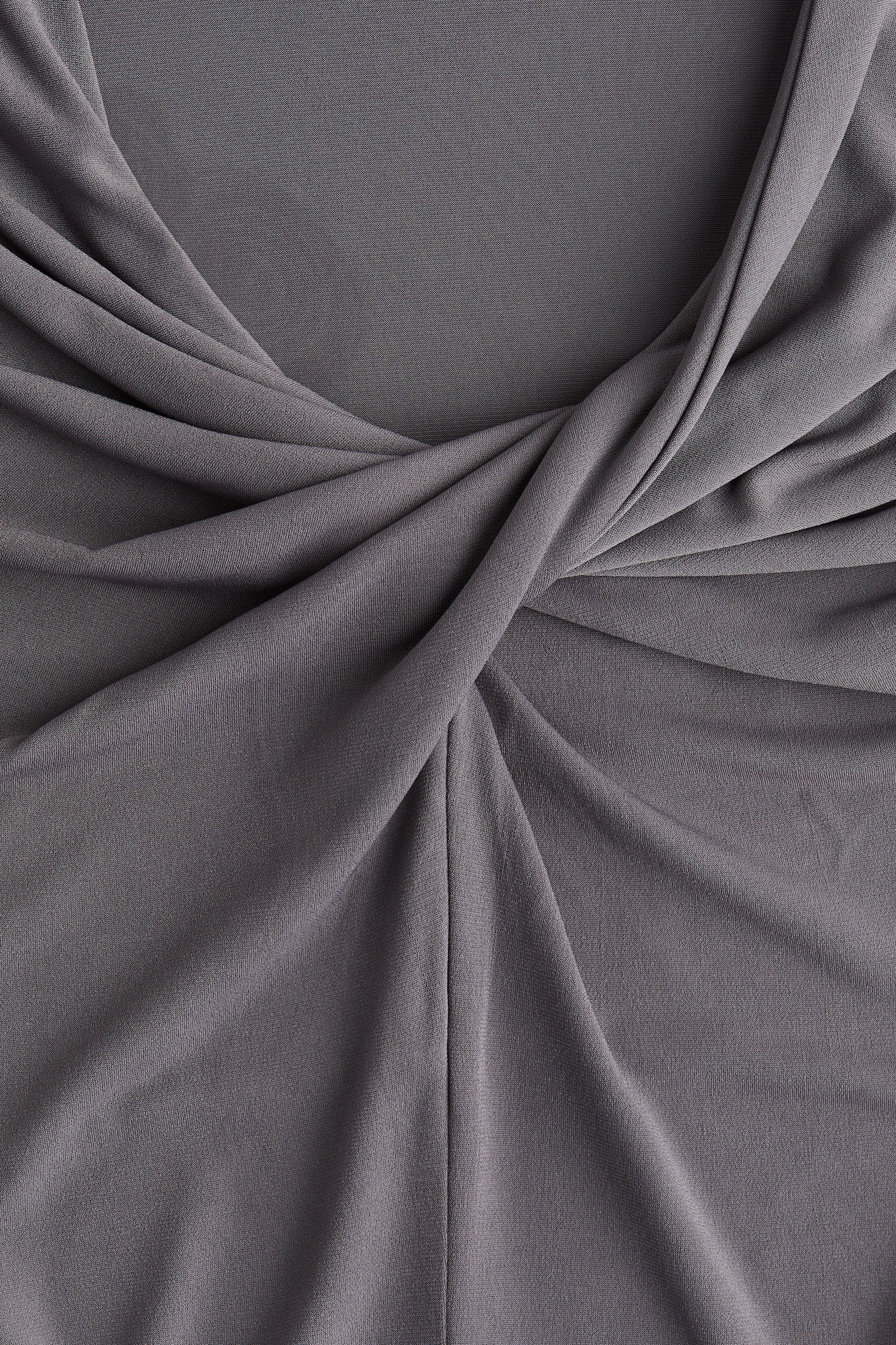 Женский топ H&M Twisted-Detail Top, цвет: Серый — фото 2