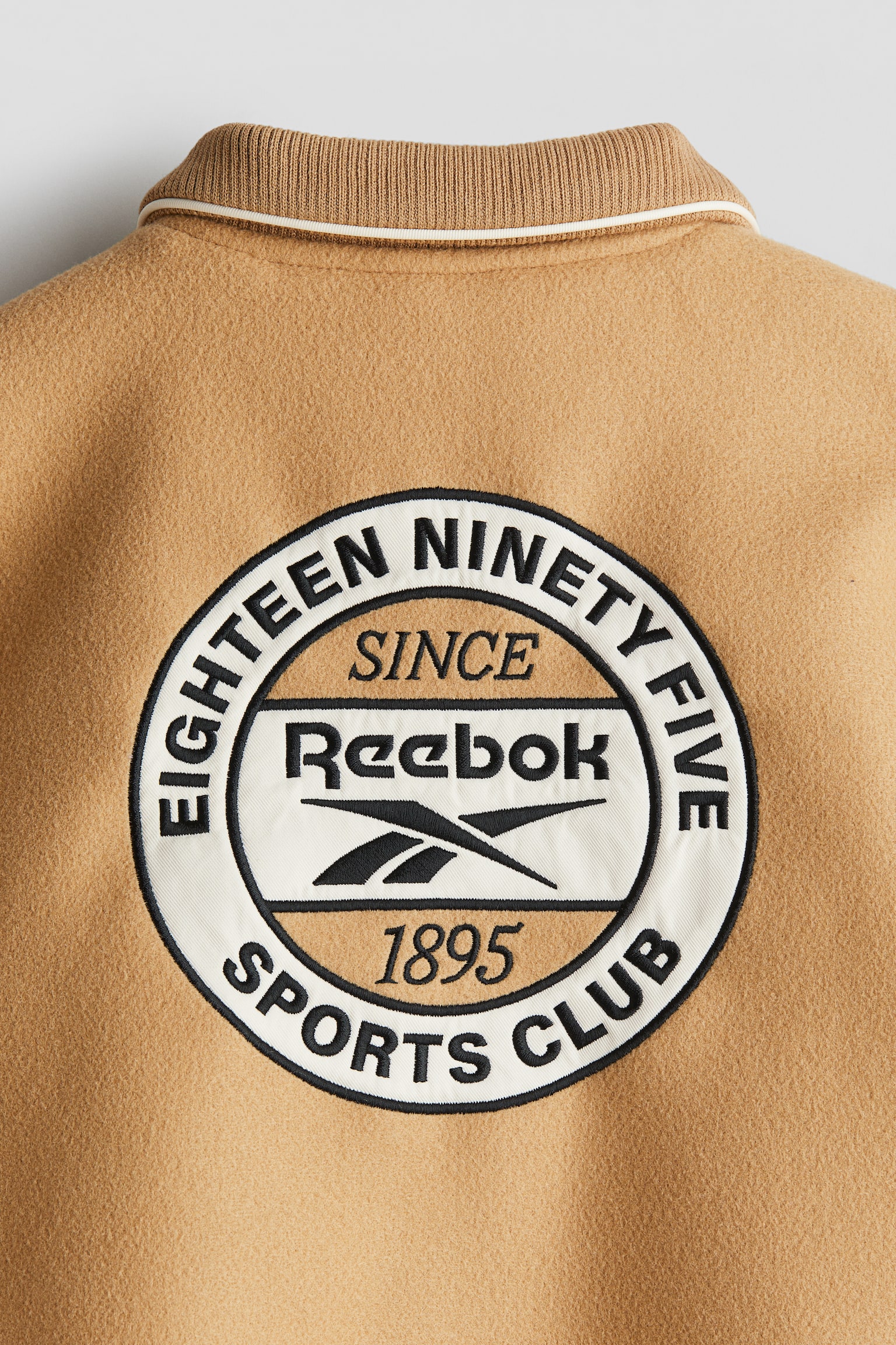 Felted baseball jacket - Beige/Reebok - 6