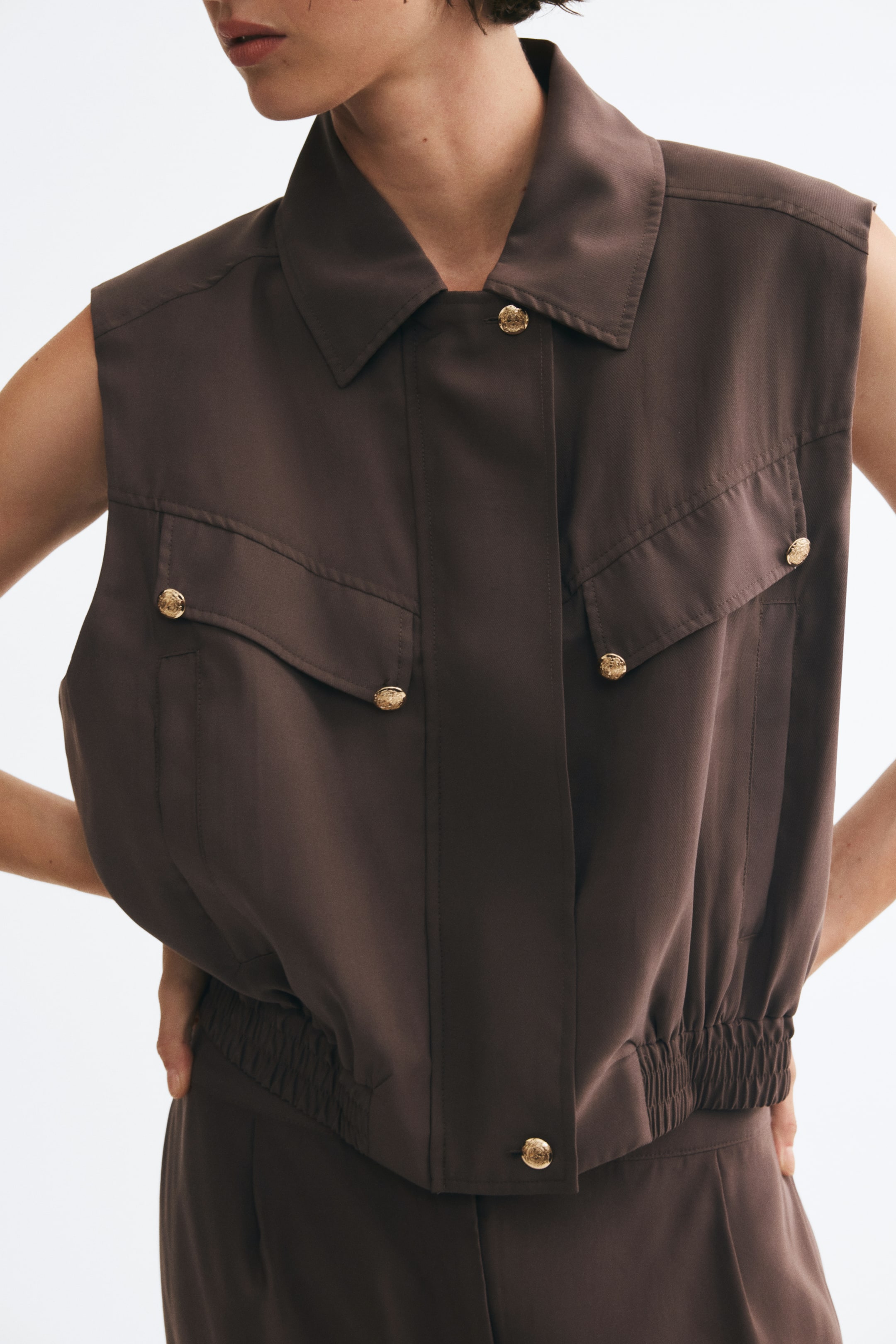 Женские жилеты H&M Modal-Blend Vest — фото 4
