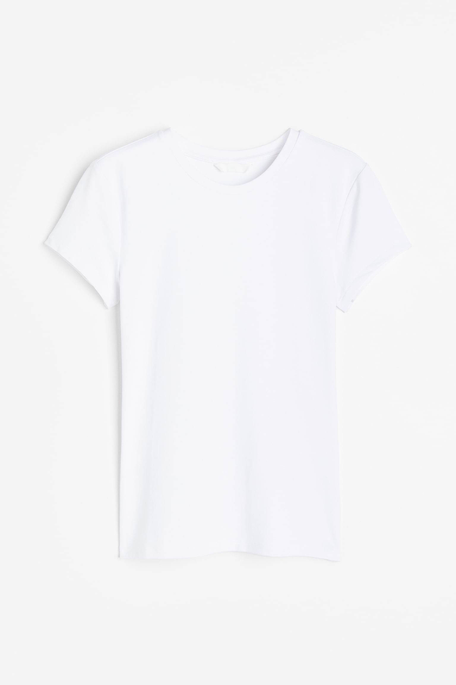 T-shirt ajusté - Blanc/Noir/Marron foncé/Beige clair/Grège clair/Gris foncé/Rose ancien clair/Gris argenté/Beige/Grège - 2