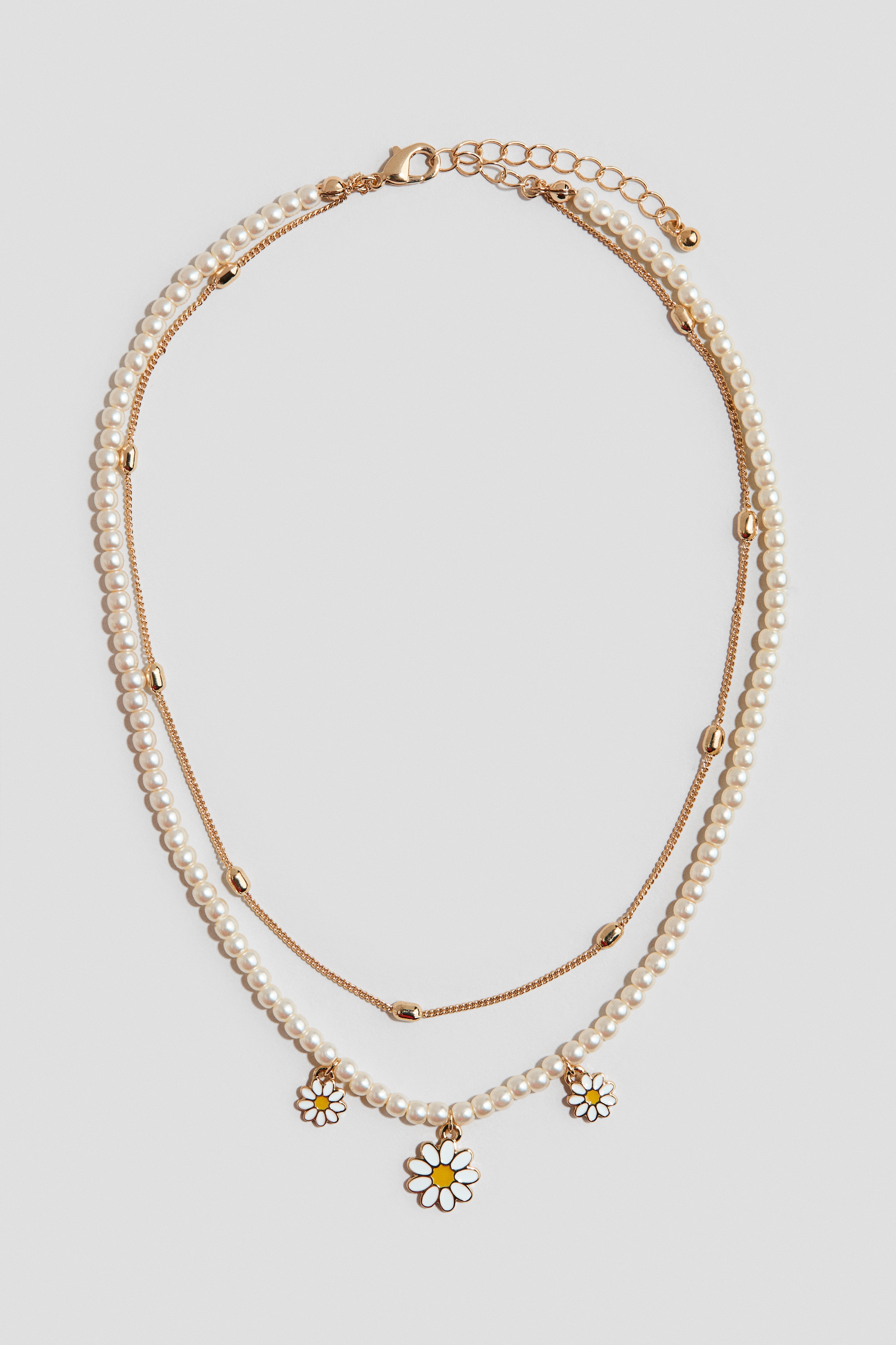 H & M - Two-strand charm necklace - Gold - Kinder