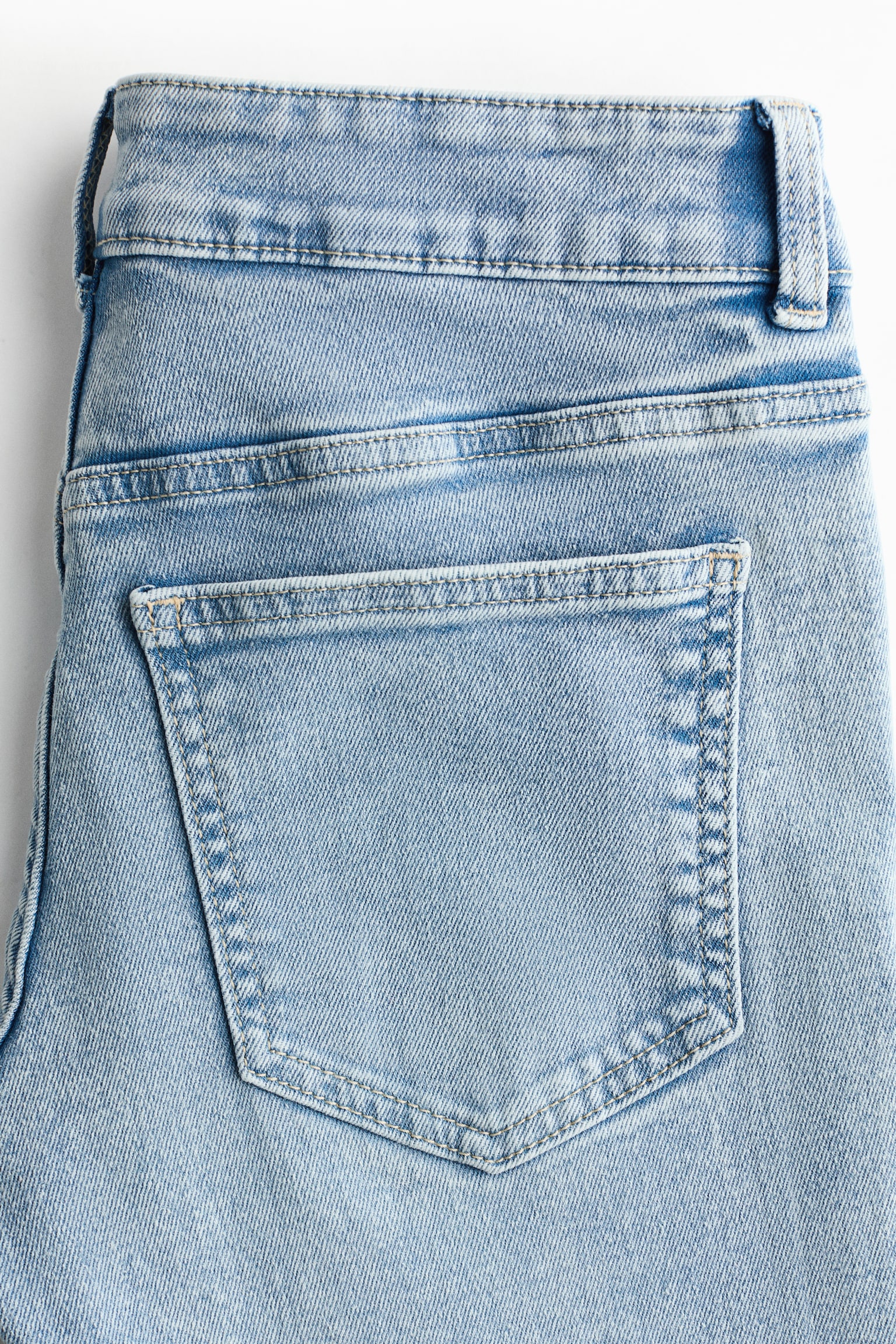 Flared Low Jeans - כחול ג'ינס בהיר/שחור ג'ינס/אפור משופשף/כחול ג'ינס - 4