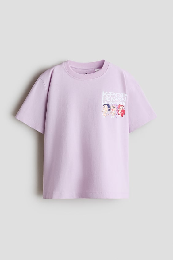Детские футболки H&M Printed Cotton T-Shirt