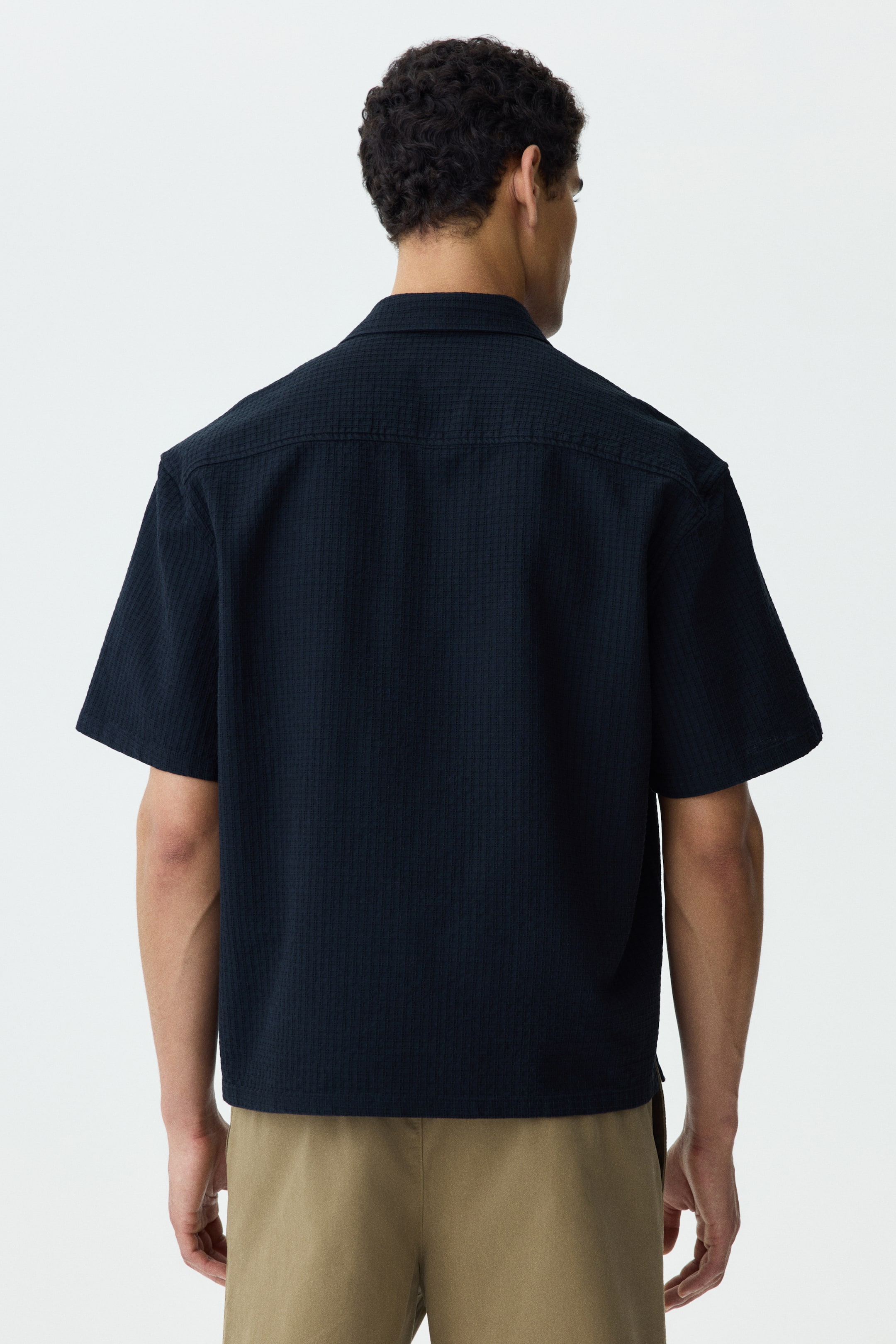 Chemise décontractée en lin mélangé