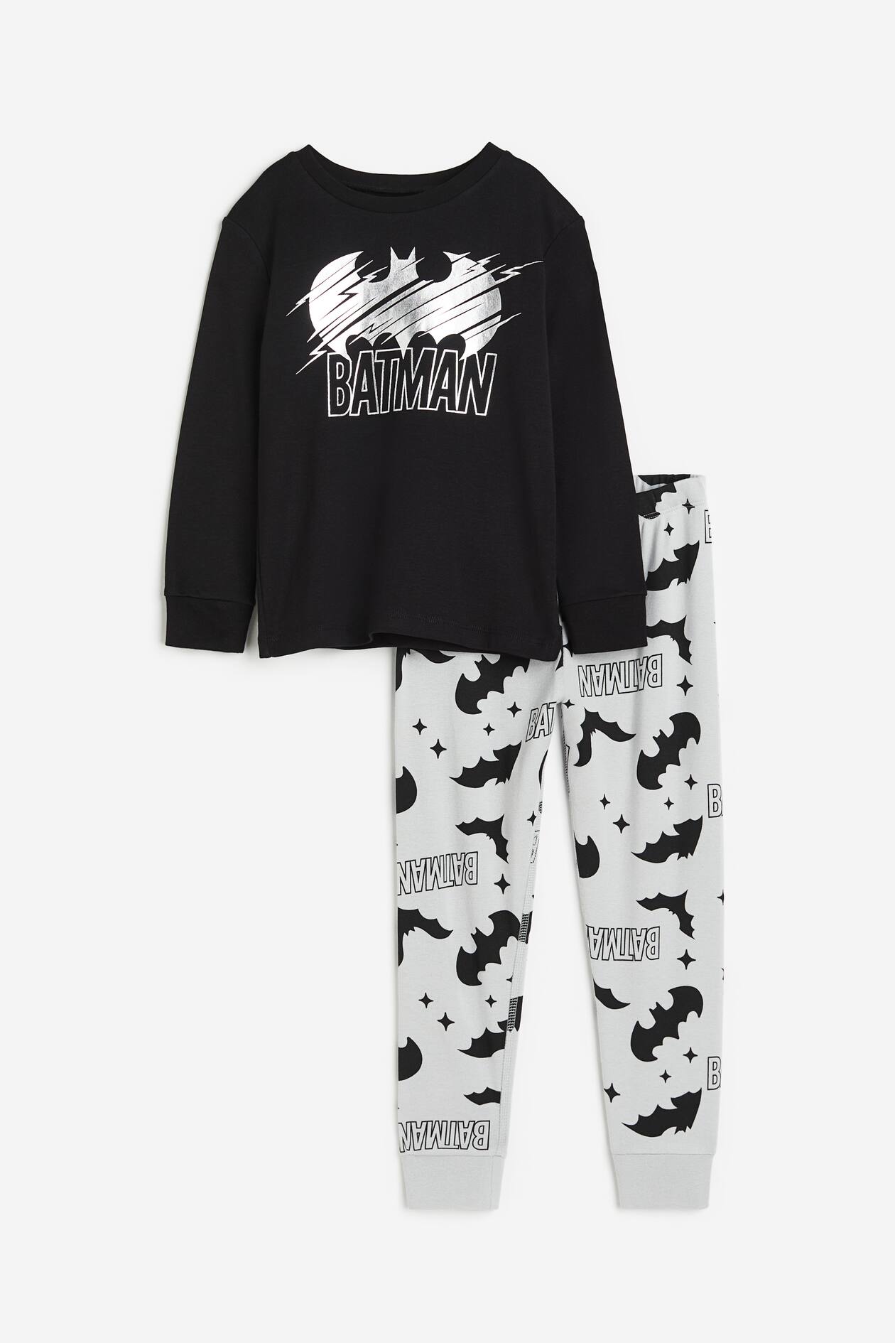 Hm Batman Pyjamas Pyjama imprimé - Noir/Batman - ENFANT | H&M FR