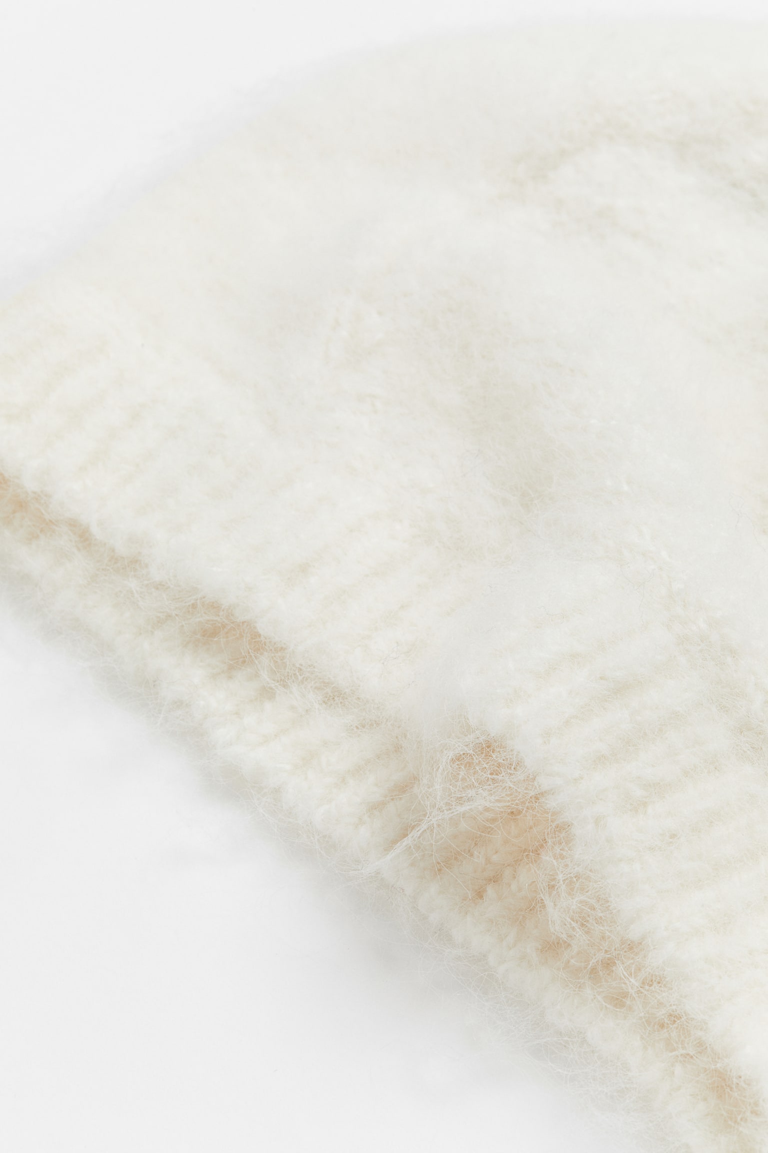 Fluffy balaclava - White - 2