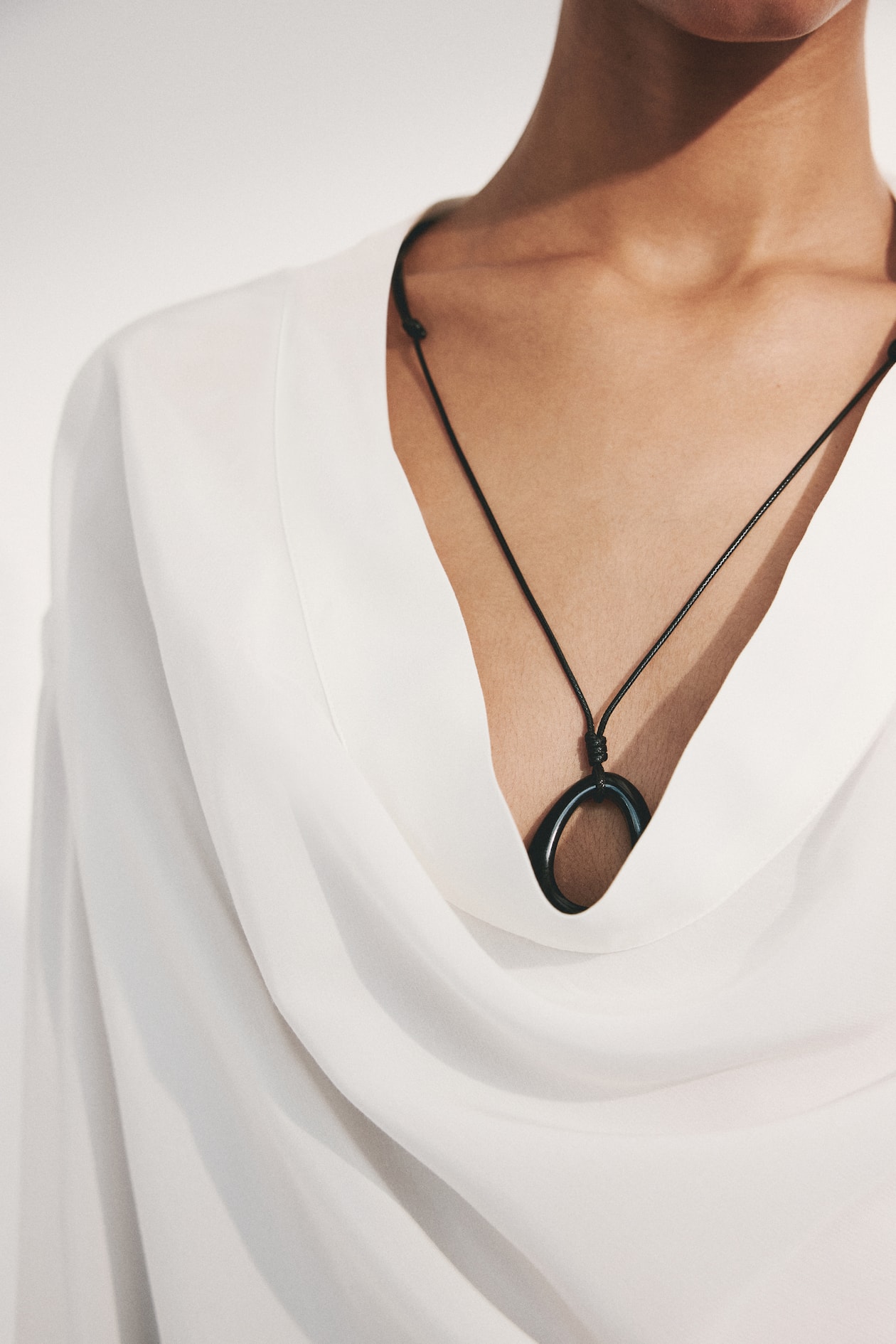 Cowl-Neck Blouse - image 3