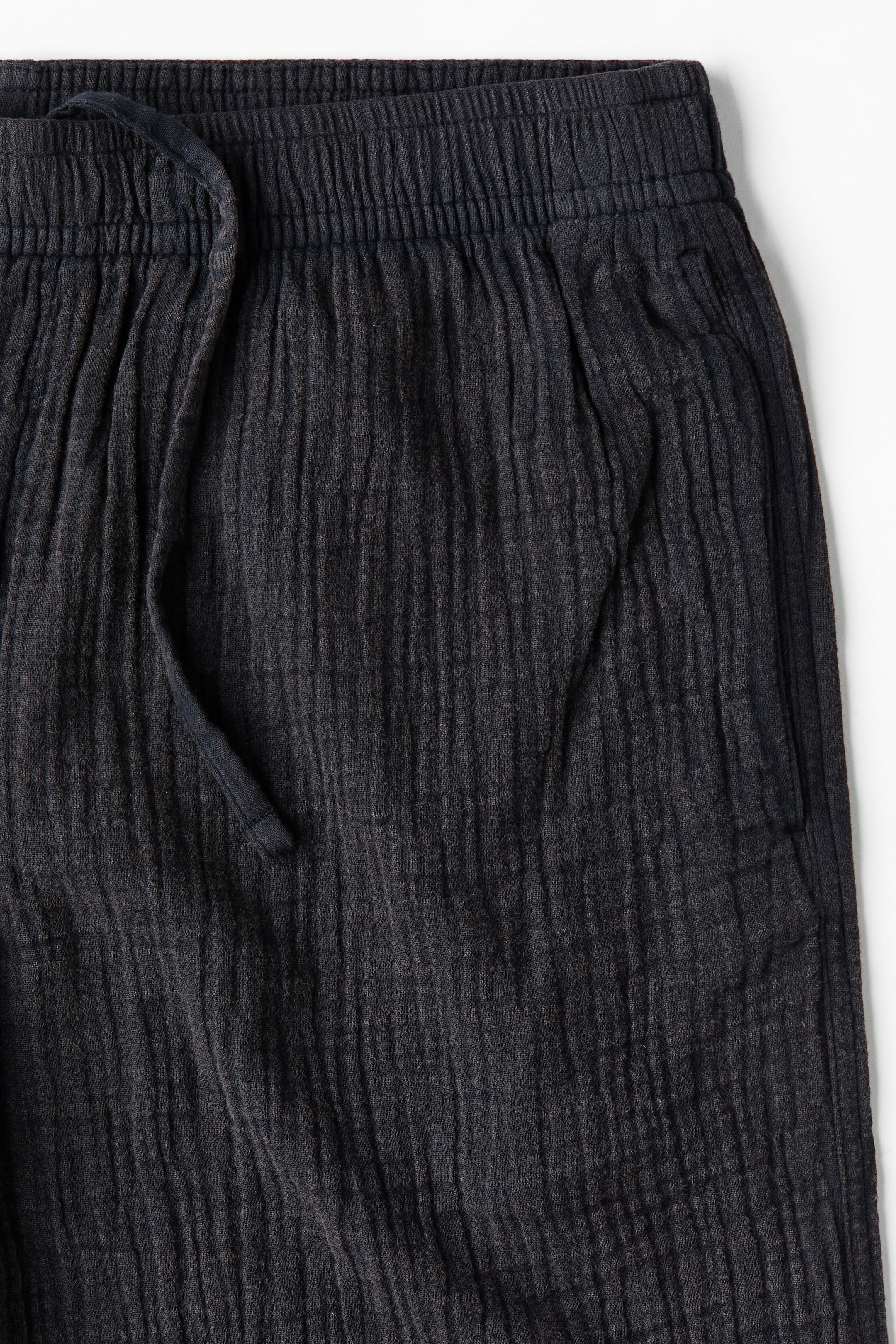 Pantalon ample en mousseline de coton