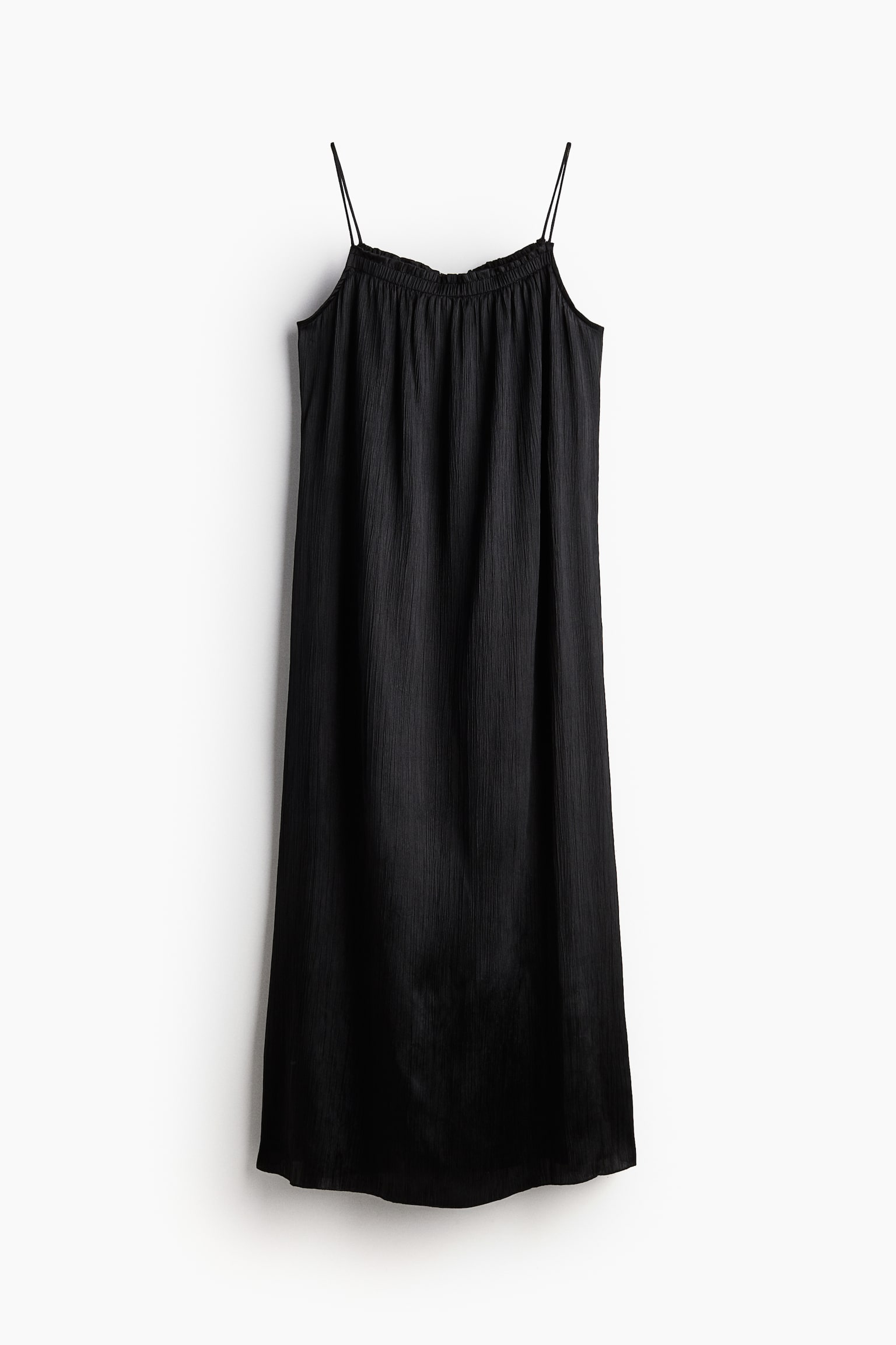 Satin Slip Dress - Black/Light dusty pink/Cream/Orange - 2