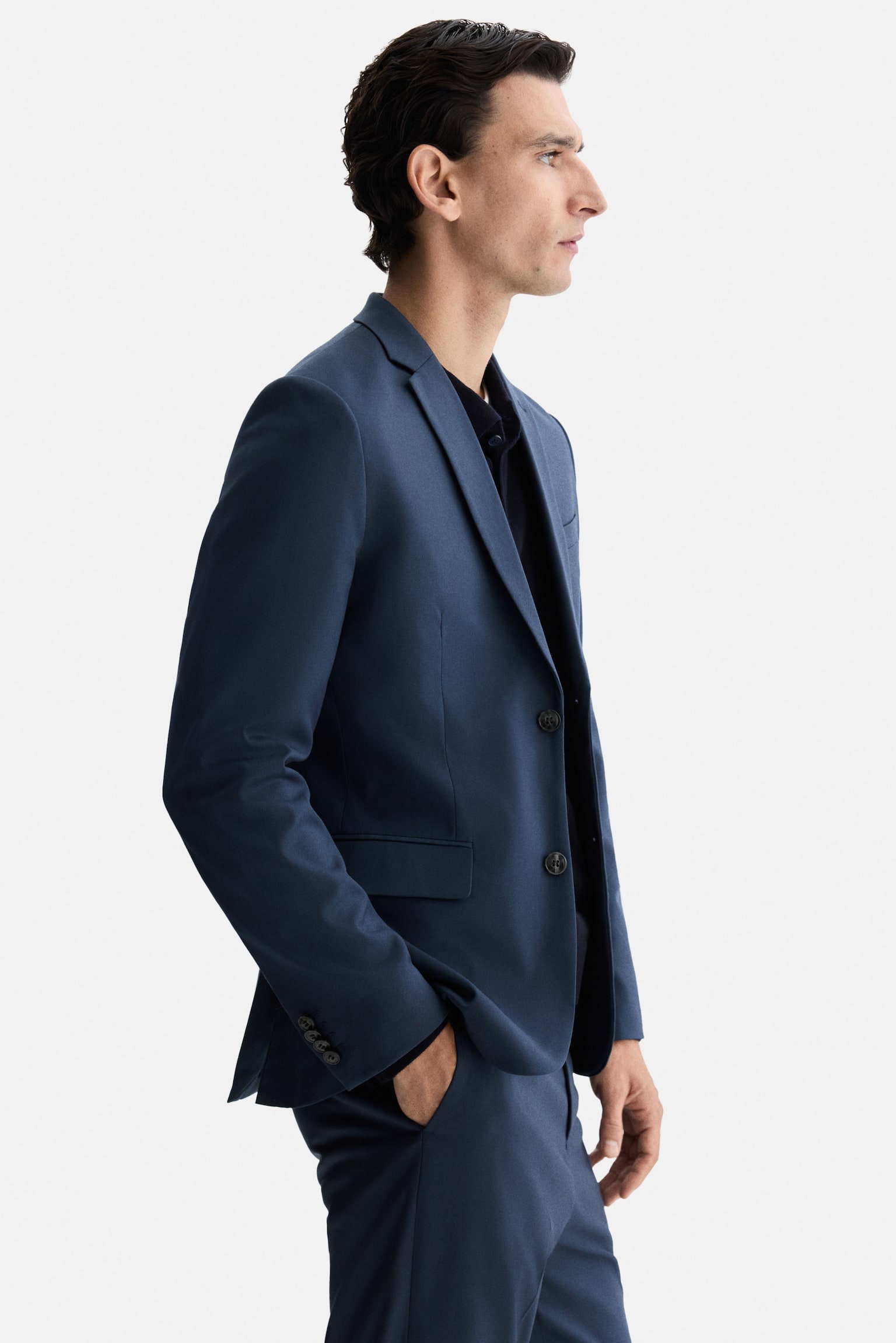 Slim Fit Jacket - Navy blue/Navy blue/Dark beige/Black/Dark brown/Dark grey/Beige - 7