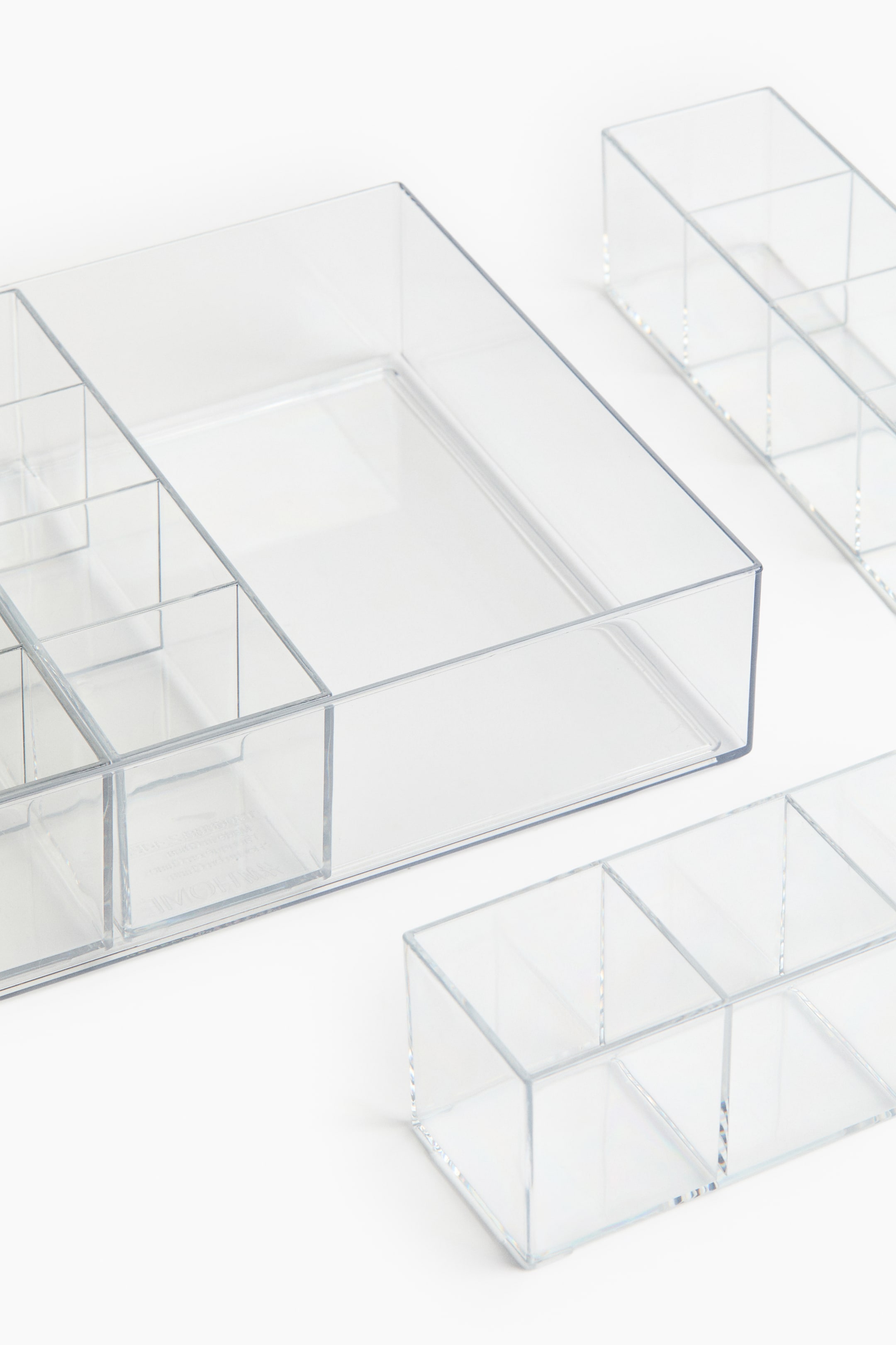 Zobrazit větší obrázek: Kosmetický organizér s možností úprav - Průhledná | H&M CZ 3