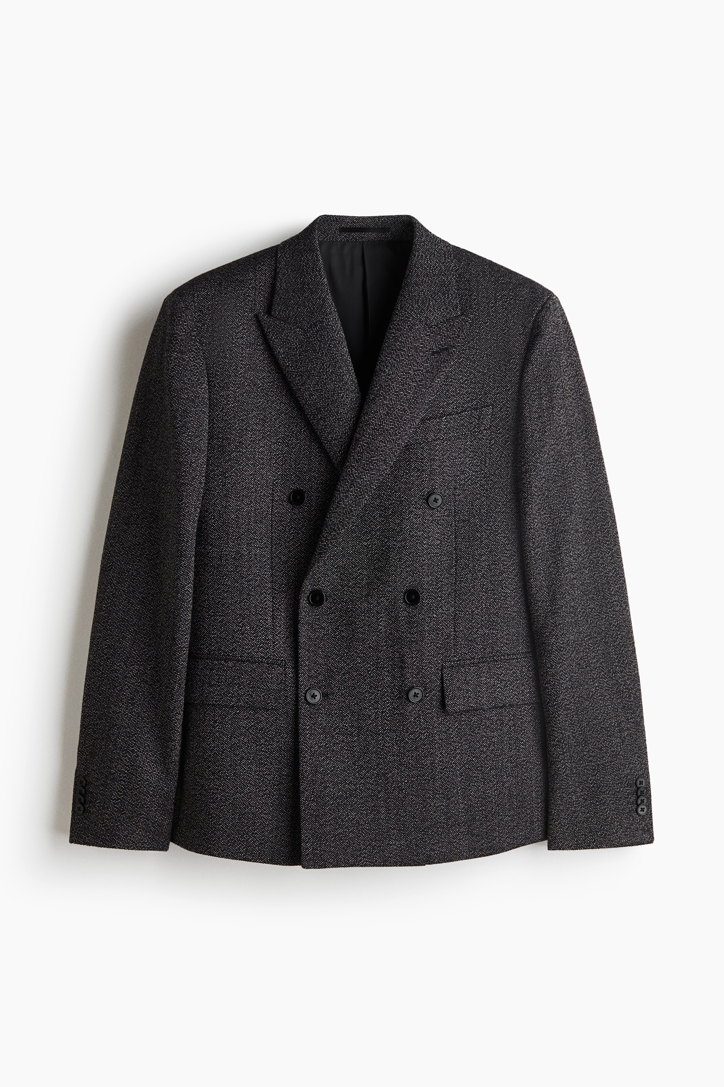 Regular Fit Double-breasted wool jacket