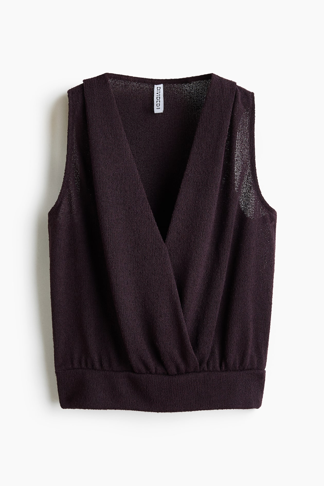 Knit Wrap Top
