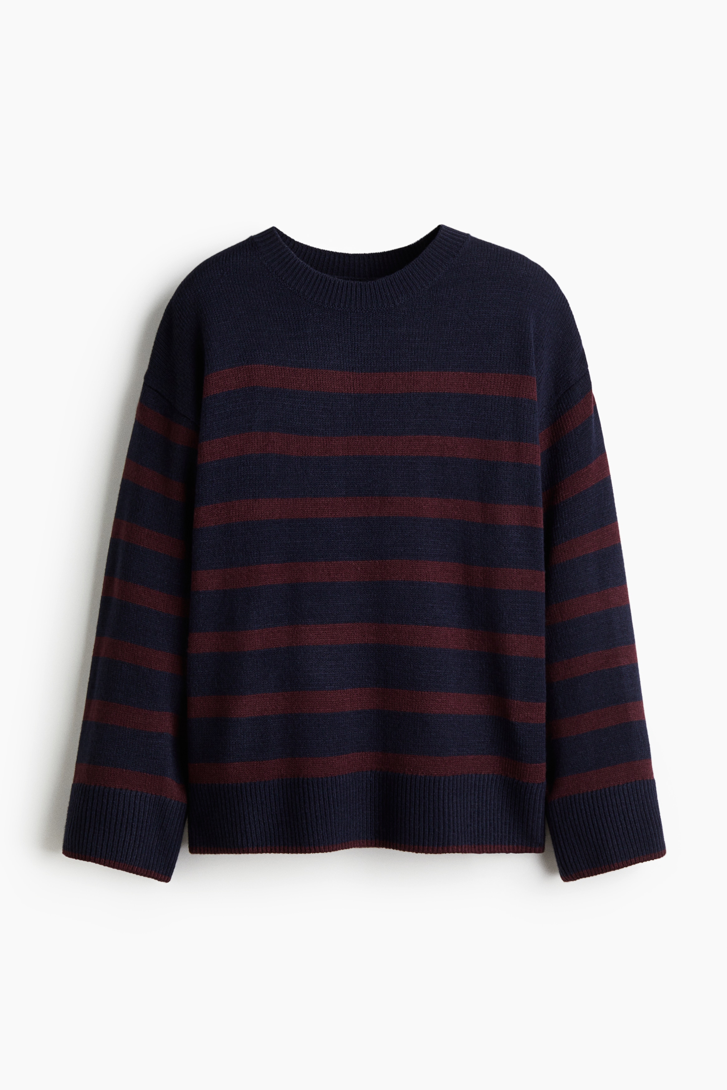 Pull - Bleu marine/rayé/Noir