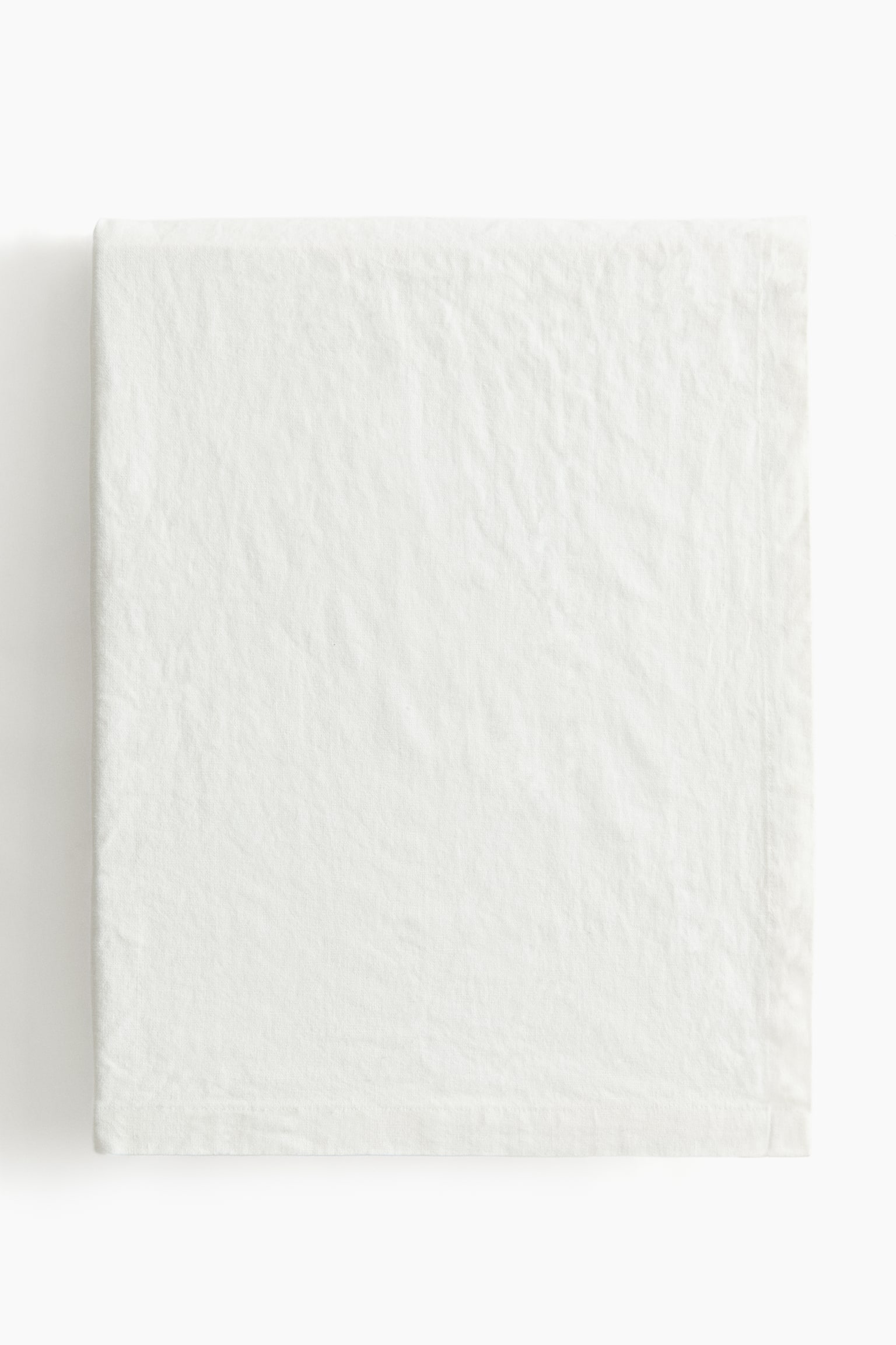 Linen-blend tablecloth - ホワイト/フォレストグリーン/モール/セージグリーン/イエロー - 1