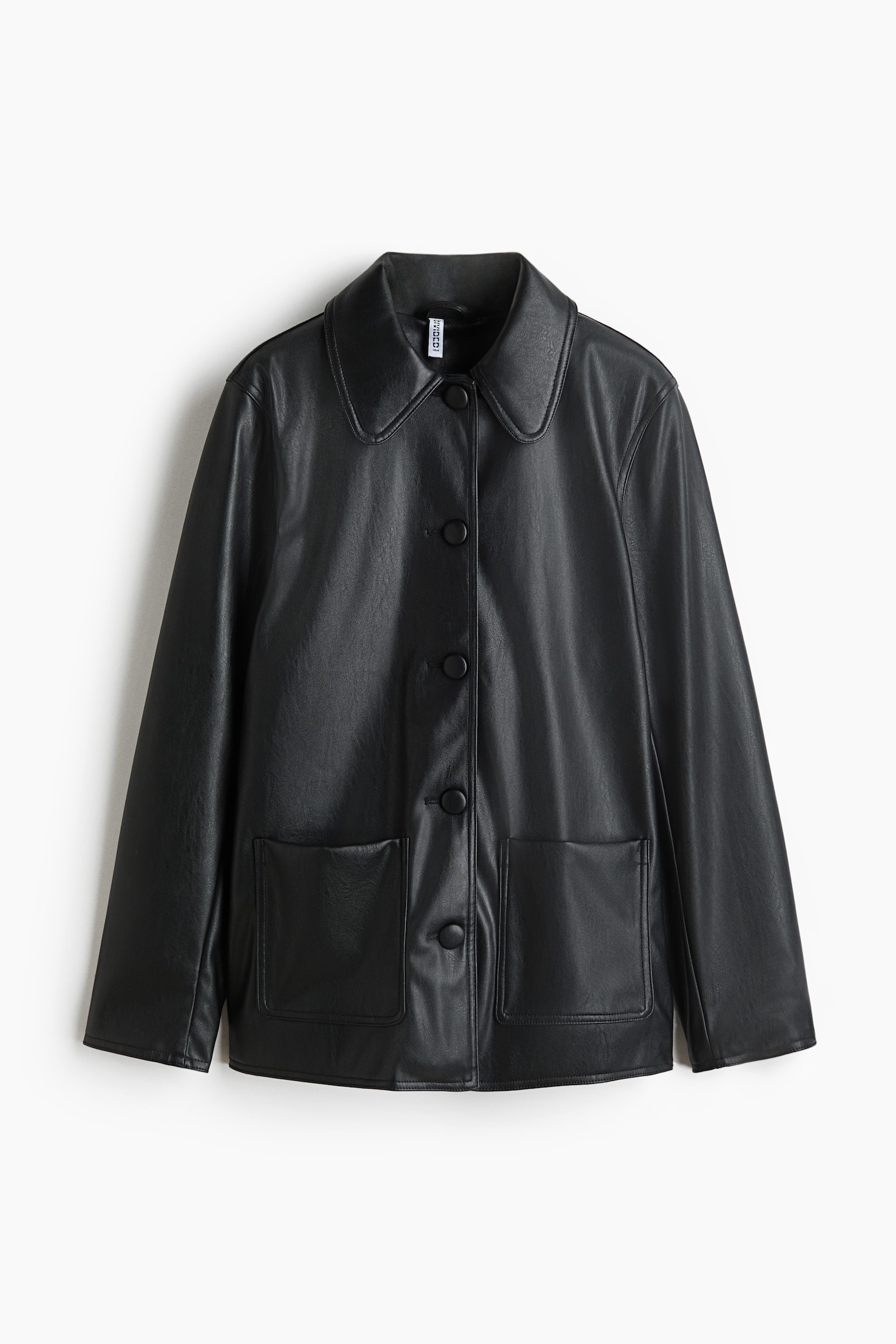 Coated car coat - Black - 2