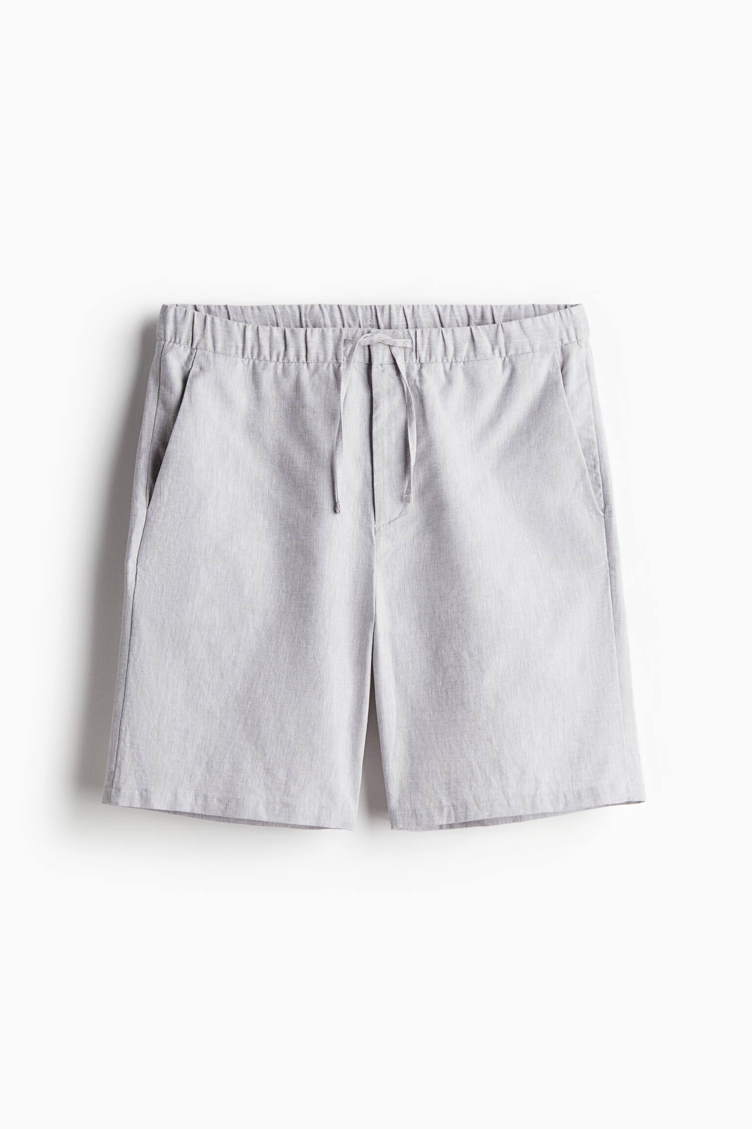 Relaxed Fit Shorts - Light grey/White/Light beige/Navy blue/Black/Sage green - 2