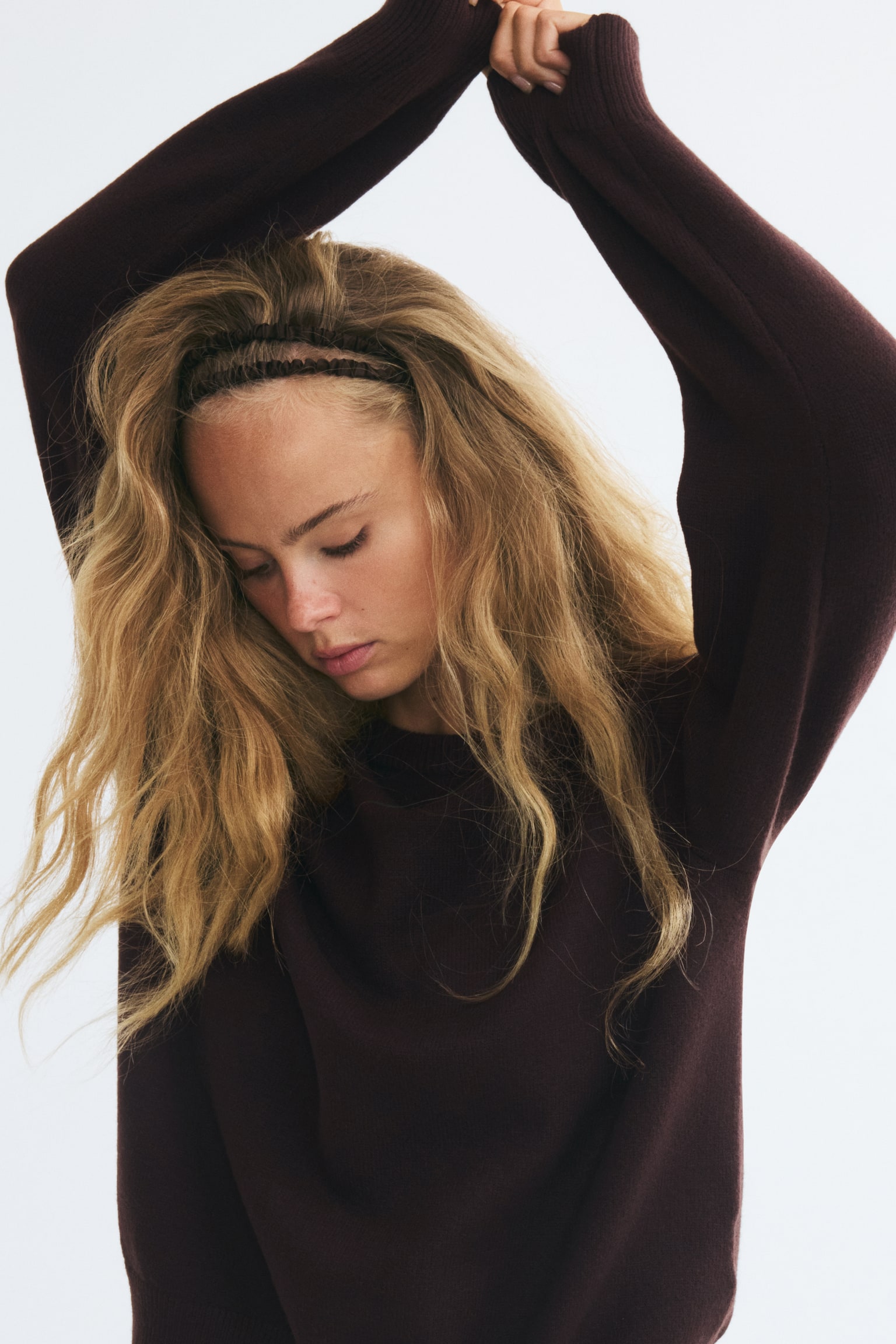 Женский свитер H&M Sweater, цвет: Тёмный коричневый — фото 4