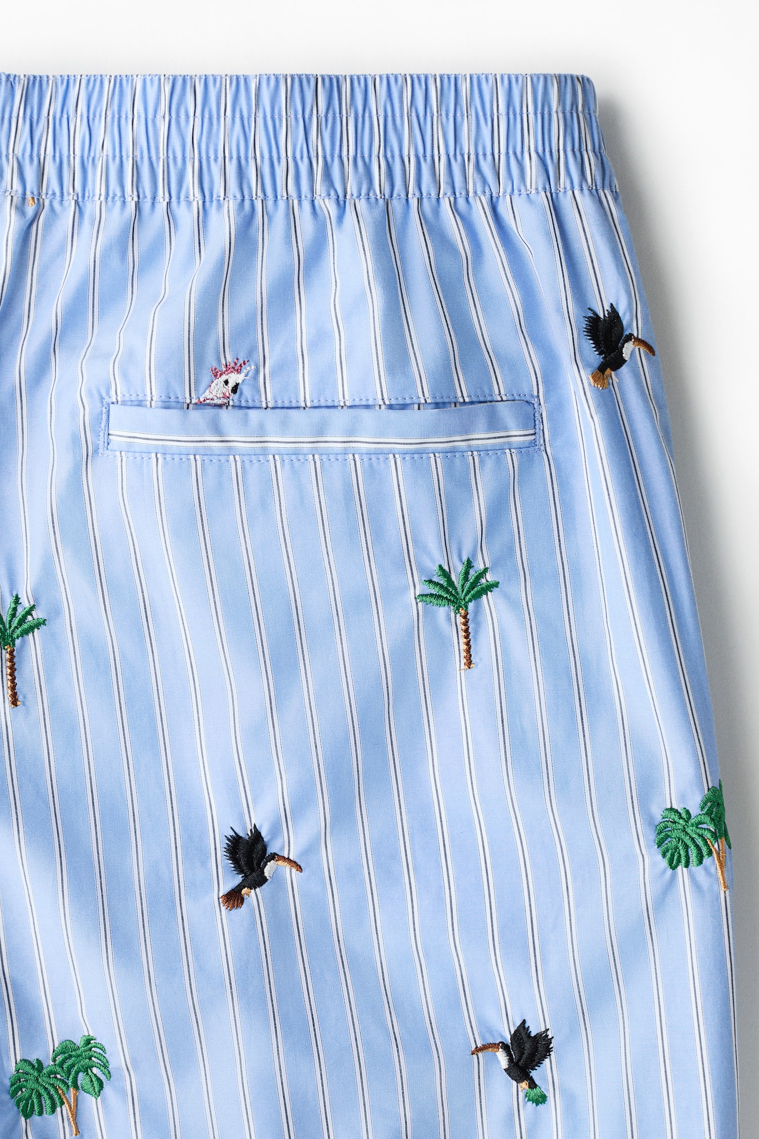 Мужские шорты H&M Relaxed-Fit, цвет: Светлый синий — фото 6