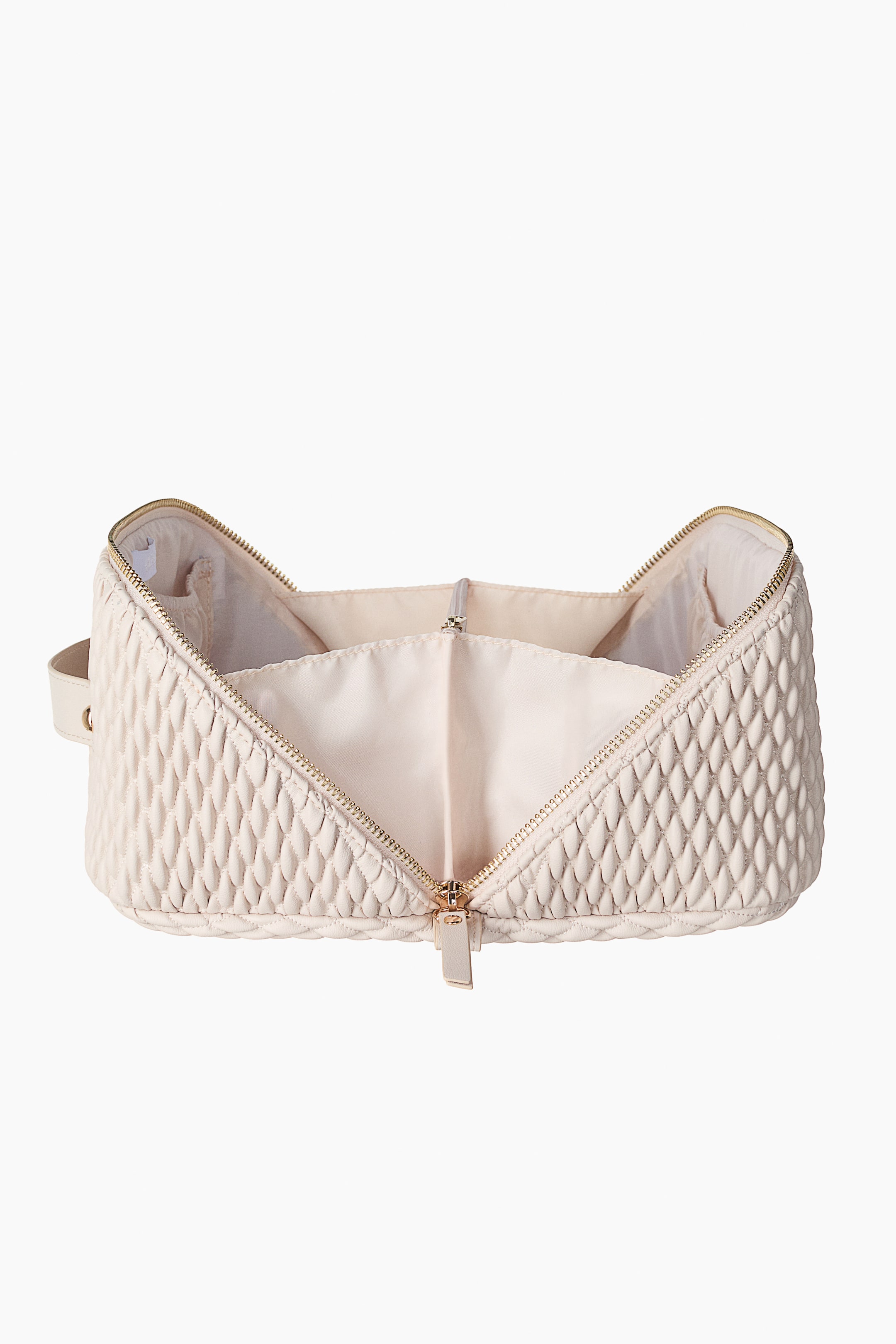 Nagyobb kép megtekintése: Dobozos szabású steppelt neszesszer - Light beige - Beauty all | H&M HU 2