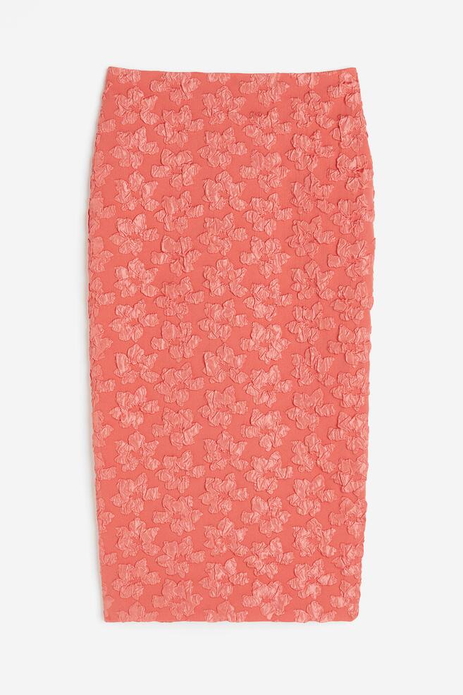 ROTATE x H&M Flower Pencil Skirt - Spiced Coral - 2