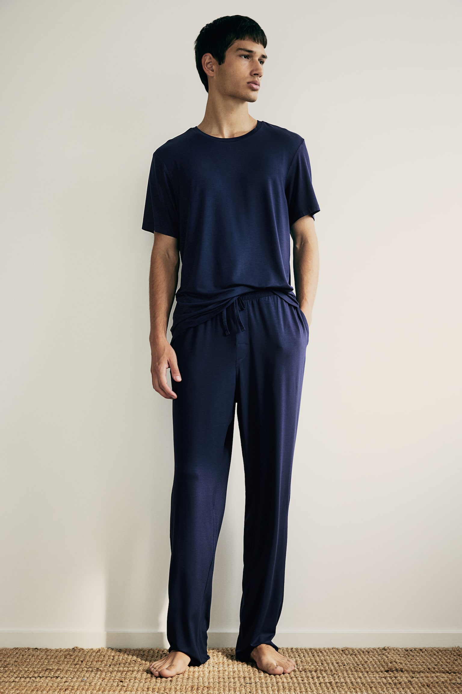 Jersey pyjamas - Navy blue/Dark grey/Black - 5