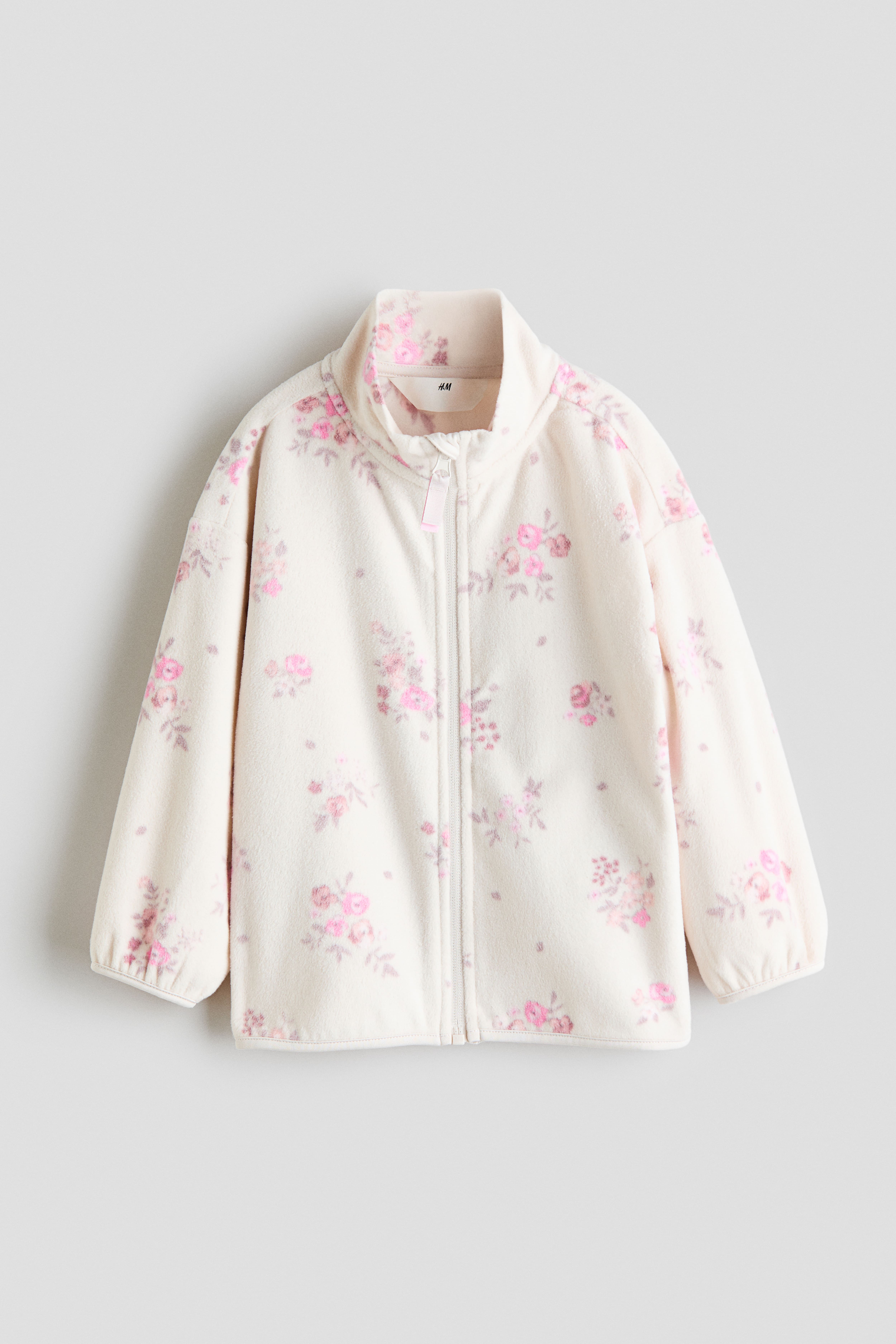 Patterned Fleece Jacket