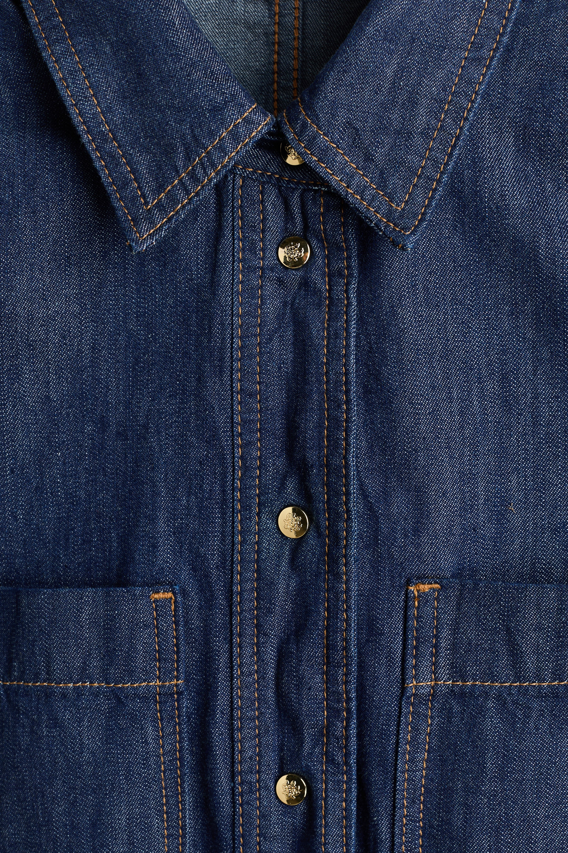 Robe chemise en denim