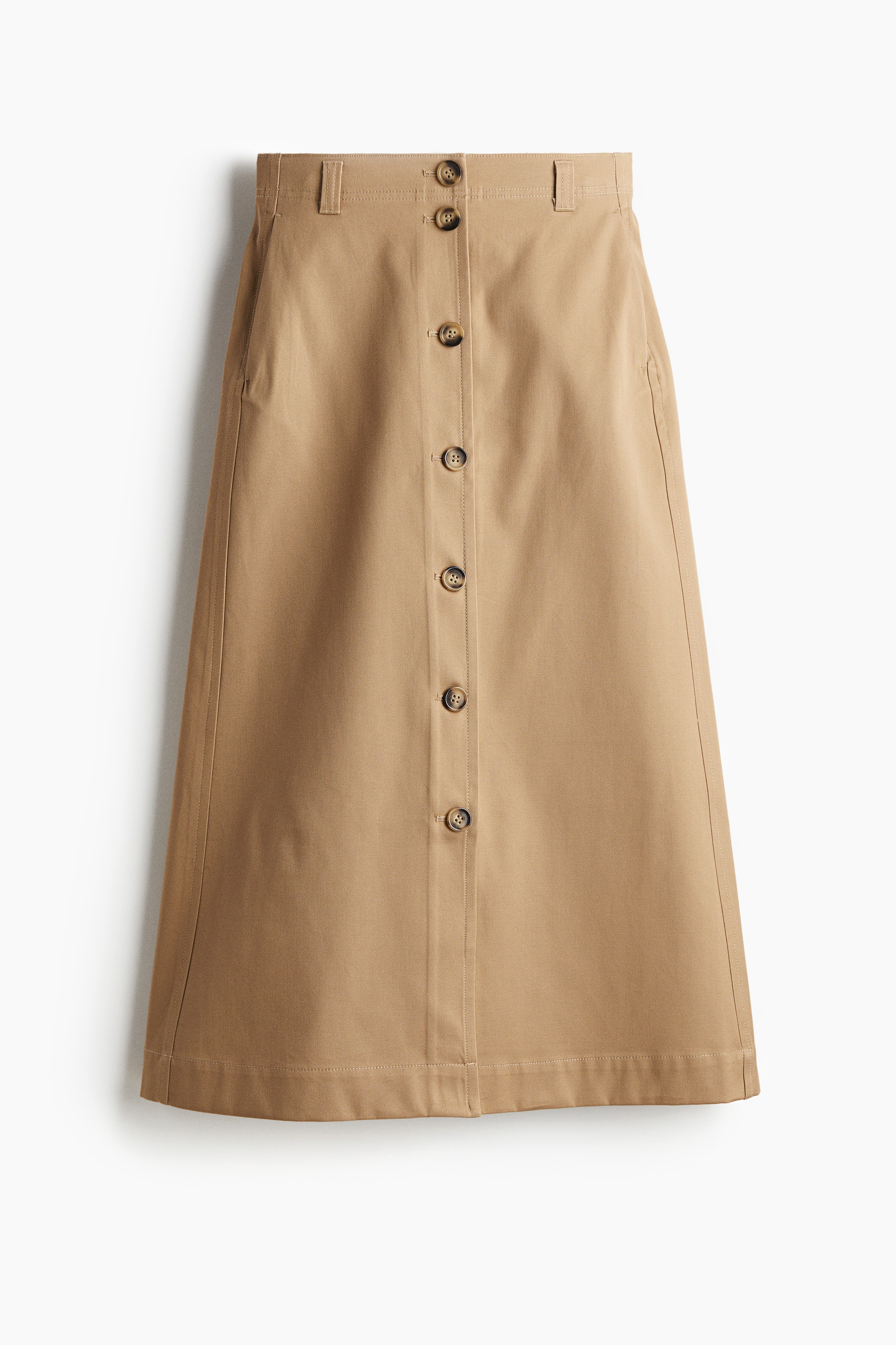 Katoenen A-linerok - Beige