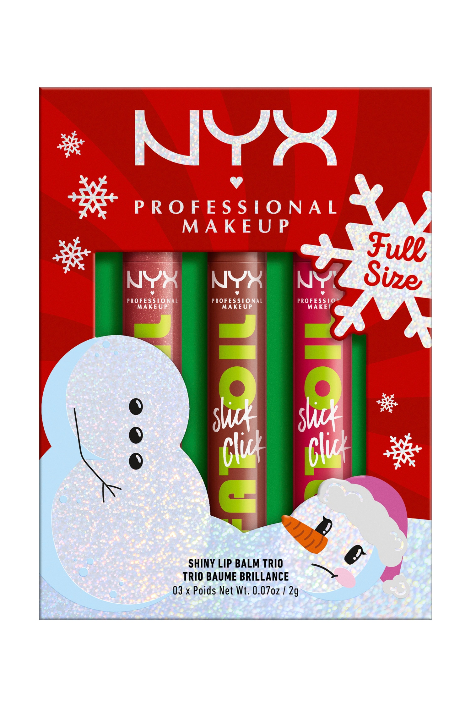 NYX Professional Makeup - Fat Oil Slick Click Trio - Rosa
