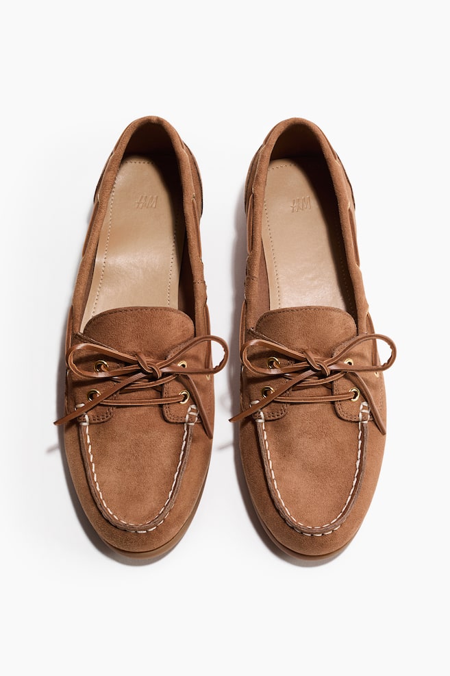 Chaussures de pont - Beige foncé - 1