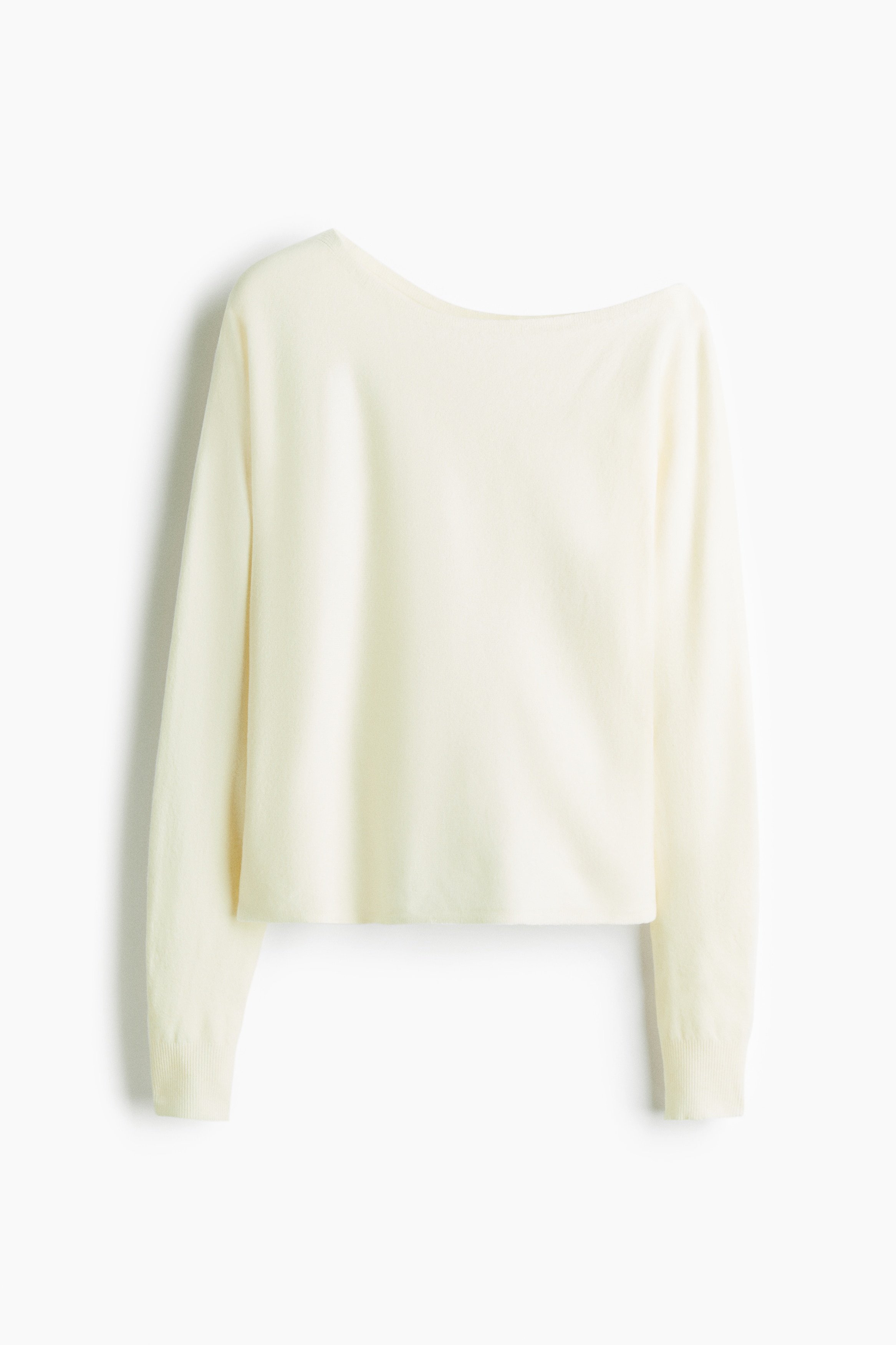 One shoulder-tröja - Vit