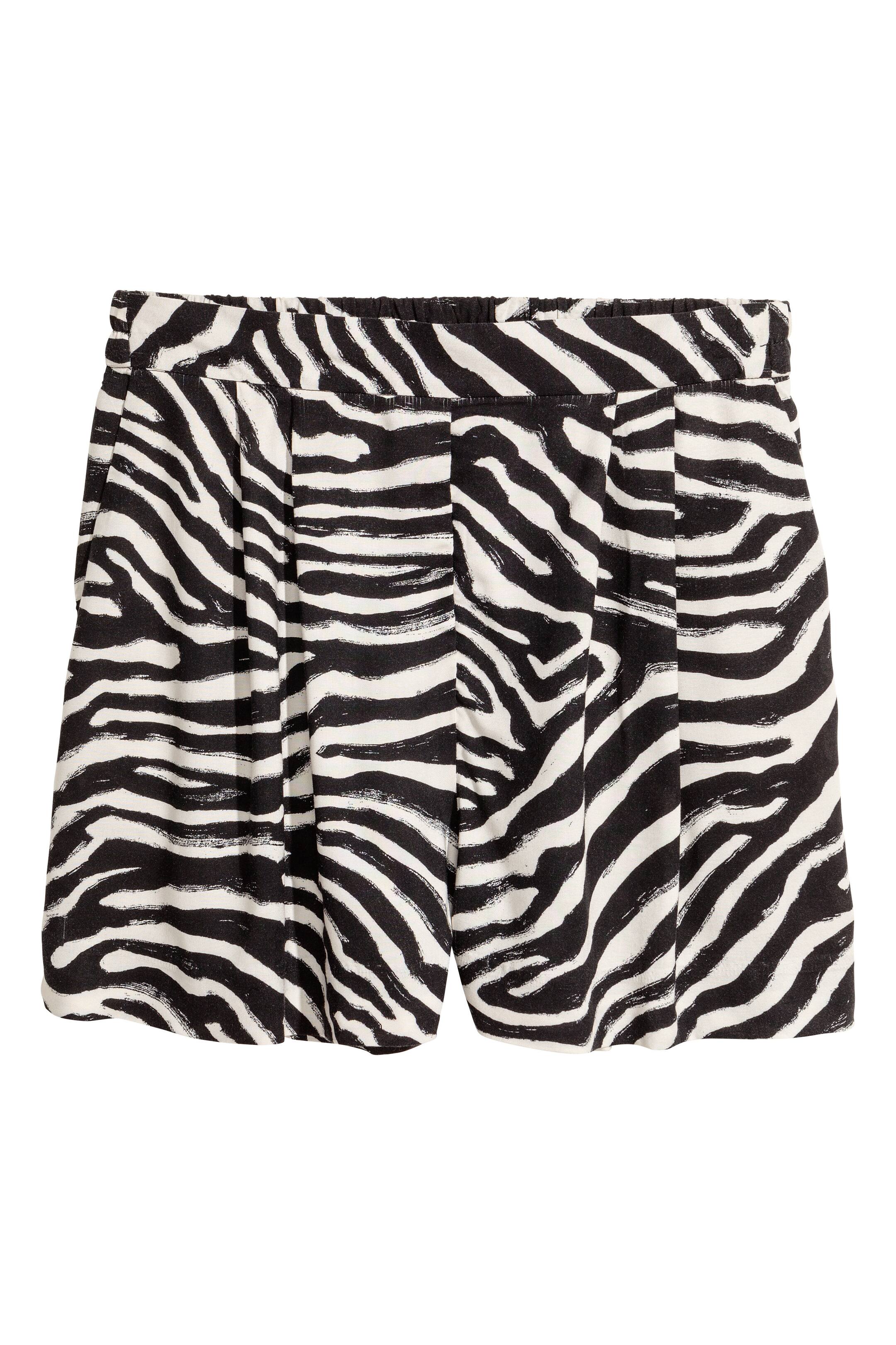 View larger image: Wide shorts - Zebra print - Ladies | H&M GB 1