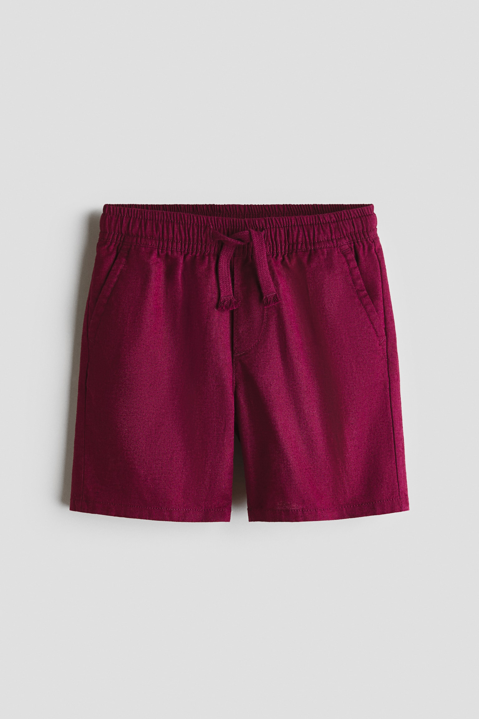 Linen-blend shorts - Dark red/Dark blue/Mole striped/Light mole/Dinosaurs/Brown